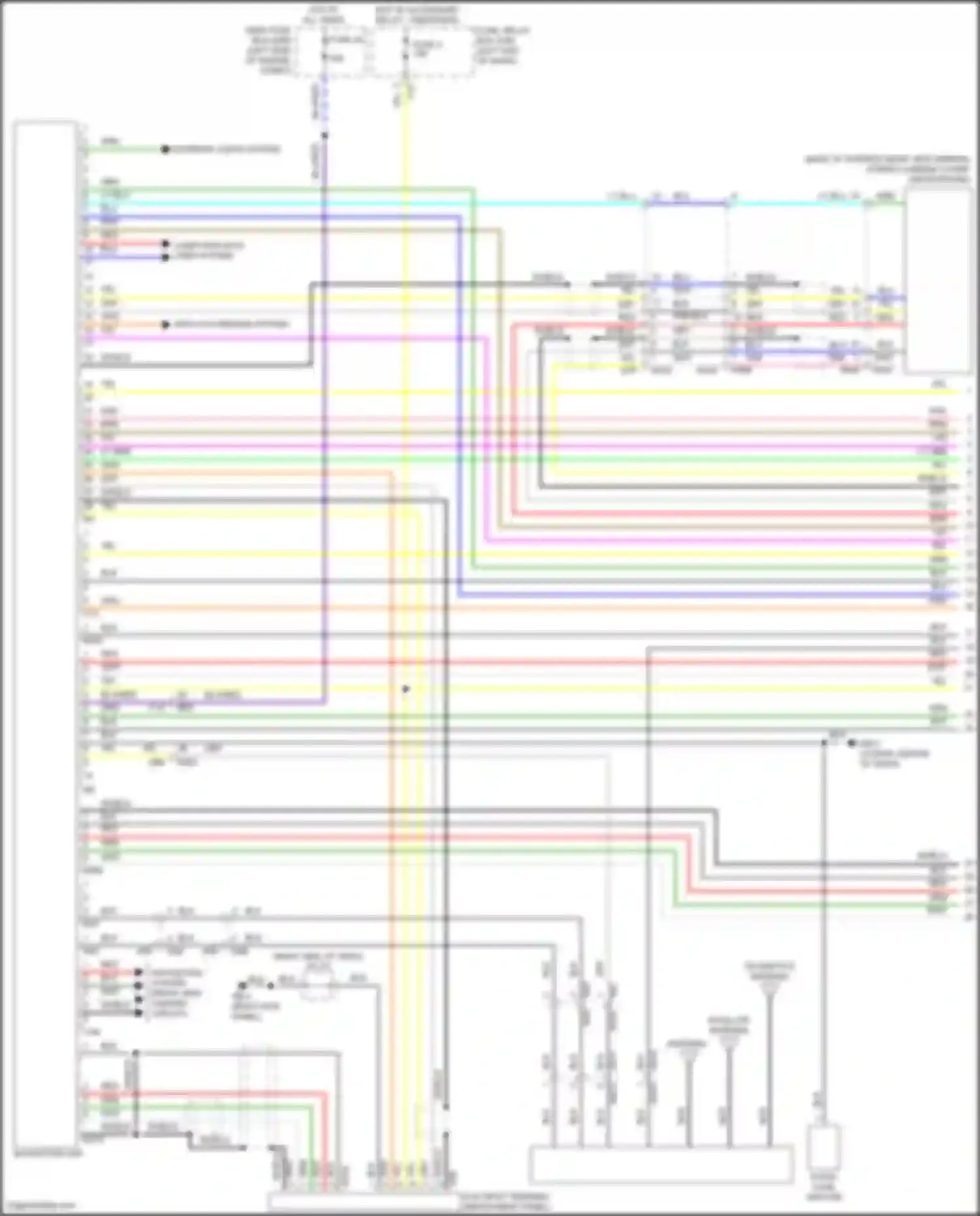 Crosstrek Subaru GU (2022-2024): Navigation circuit, hybrid (1 of 4)