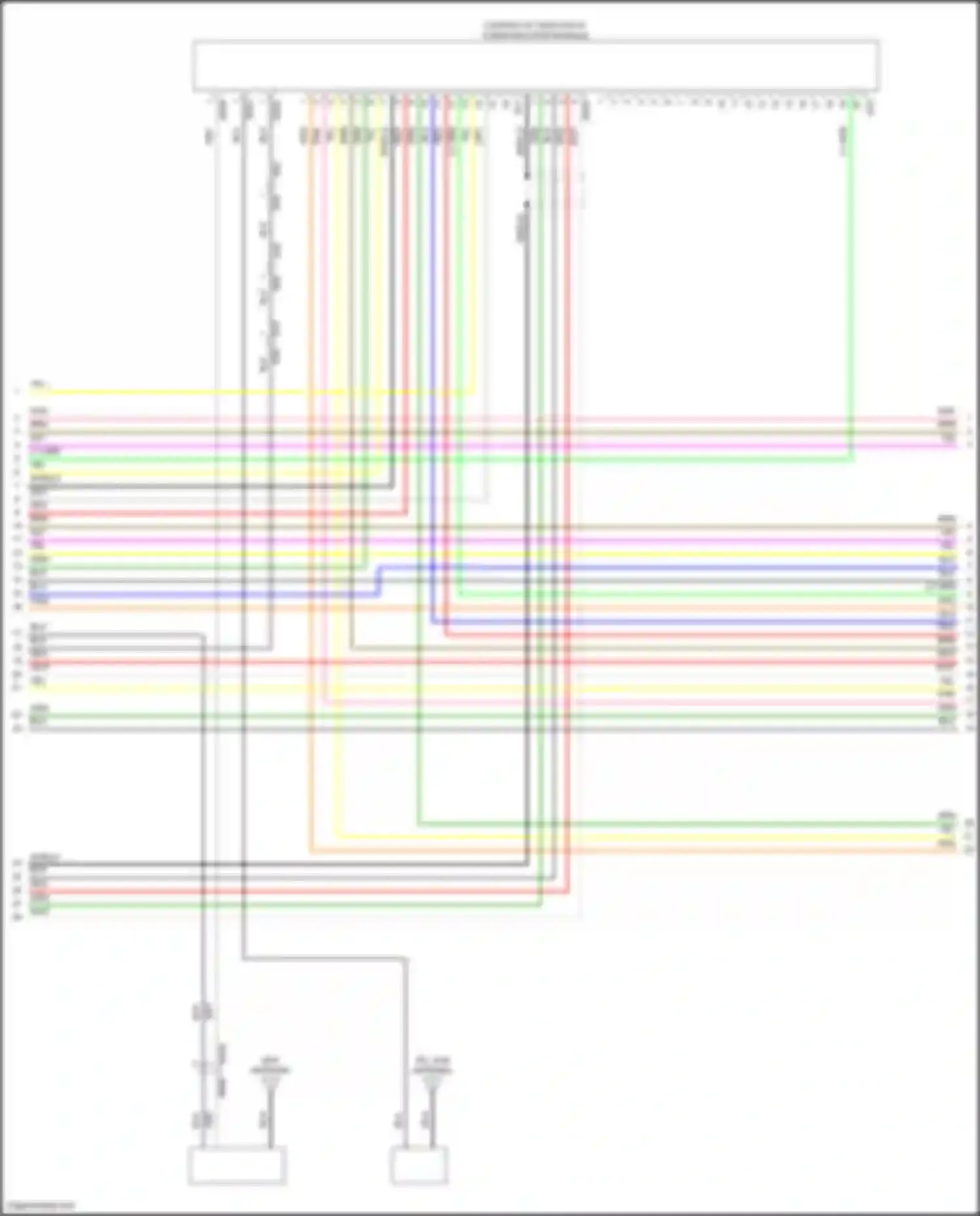 Crosstrek Subaru GU (2022-2024): Navigation circuit, hybrid (2 of 4)