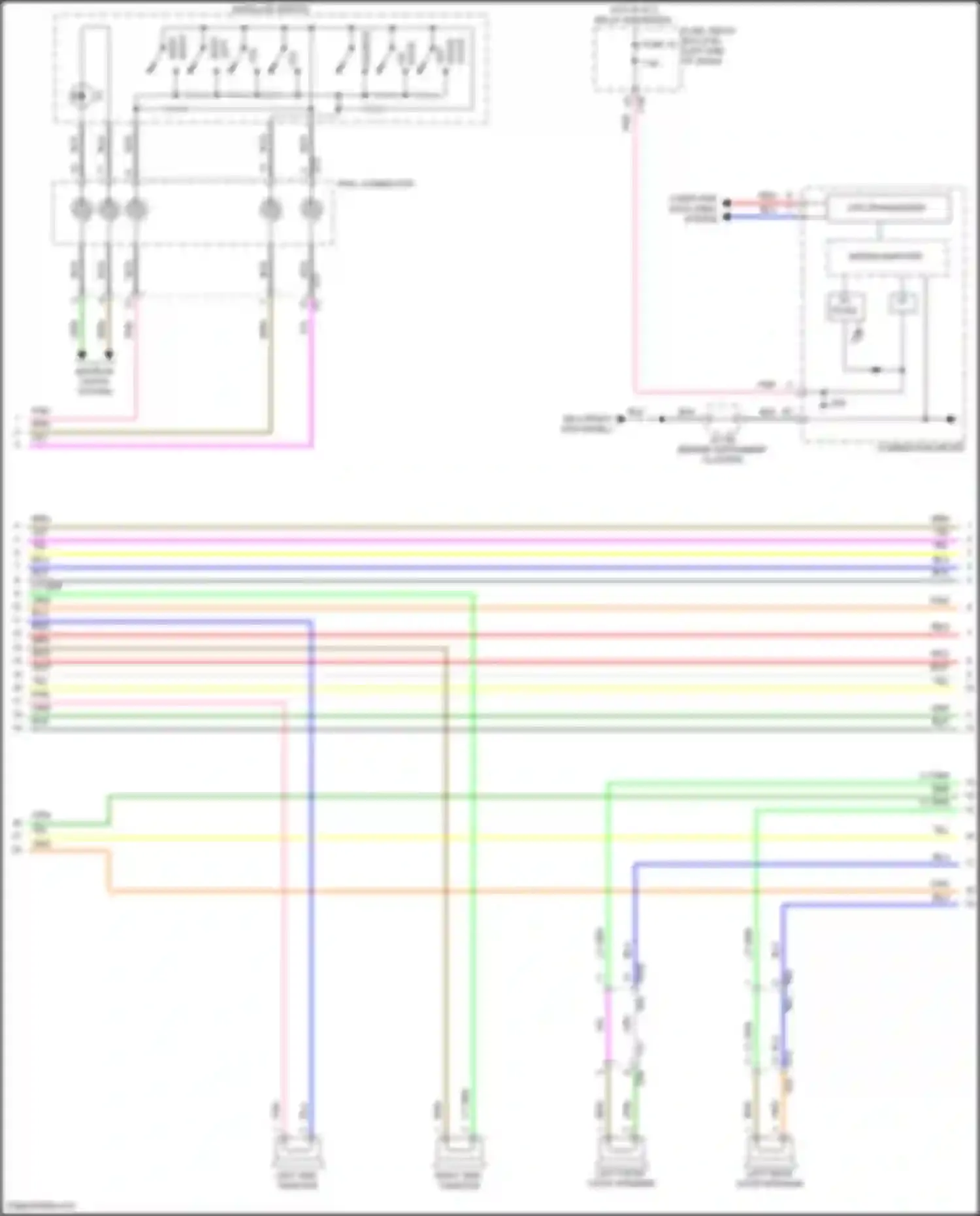 Crosstrek Subaru GU (2022-2024): Navigation circuit, hybrid (3 of 4)