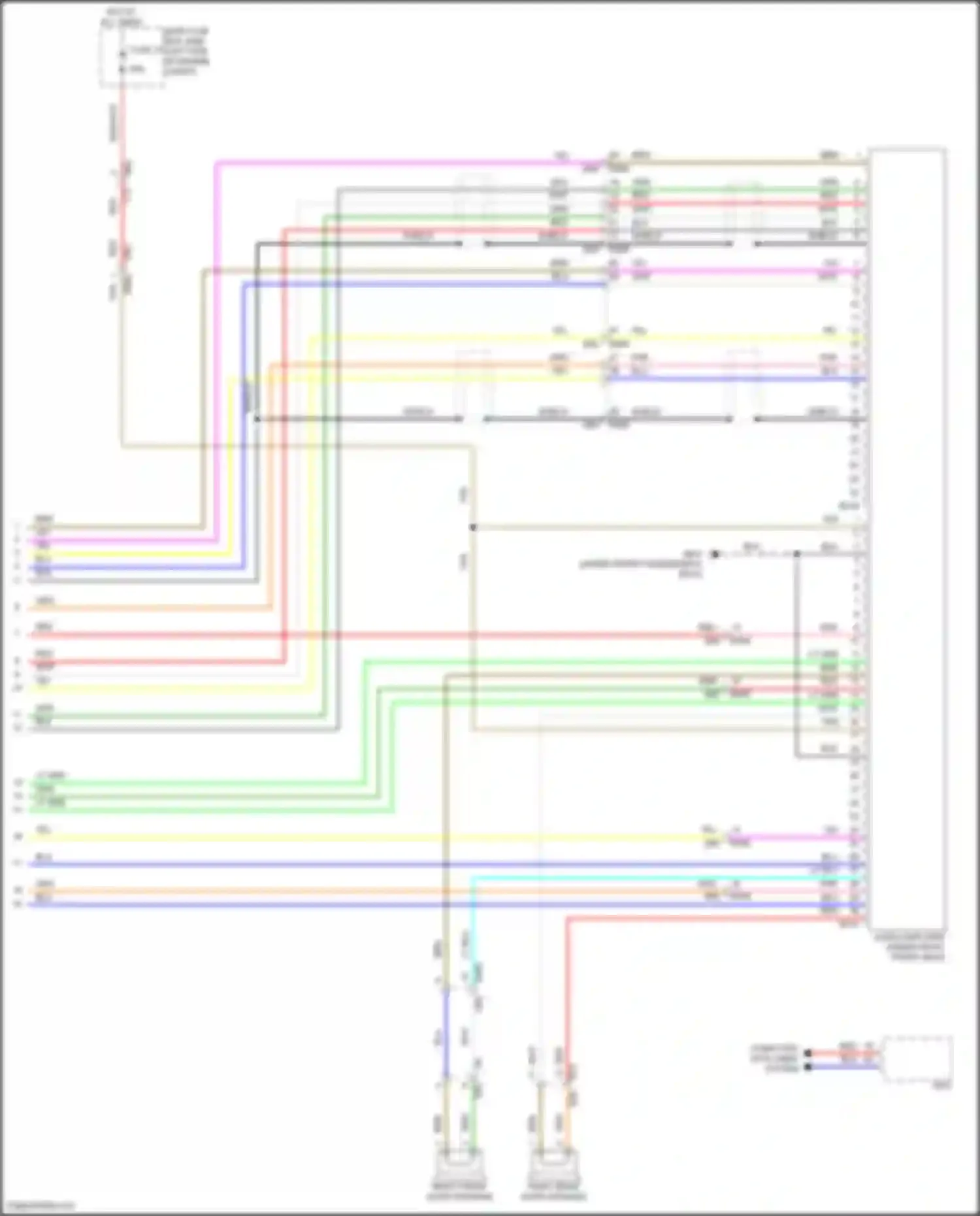 Crosstrek Subaru GU (2022-2024): Navigation circuit, hybrid (4 of 4)