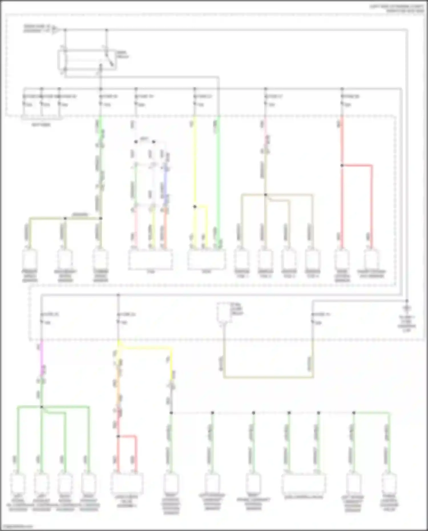 Crosstrek Subaru GU (2022-2024): Power distribution circuit, except hybrid (2 of 8)
