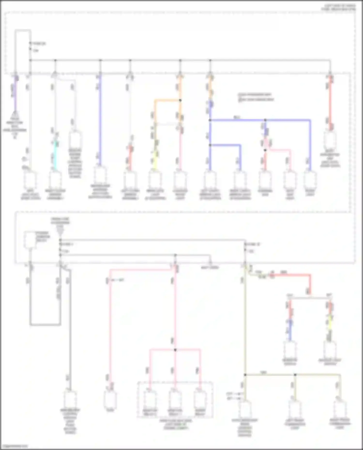 Crosstrek Subaru GU (2022-2024): Power distribution circuit, except hybrid (4 of 8)