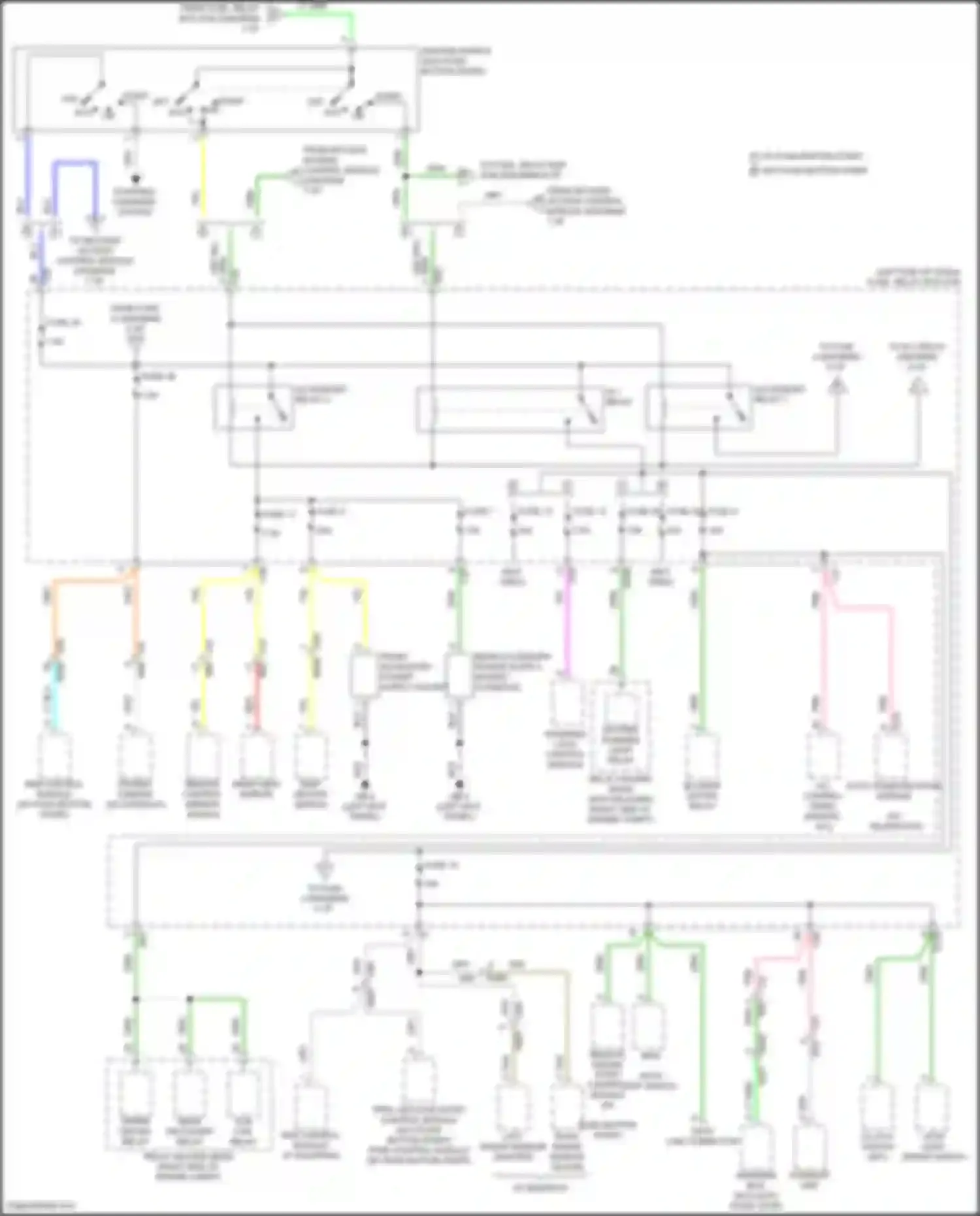 Crosstrek Subaru GU (2022-2024): Power distribution circuit, except hybrid (5 of 8)
