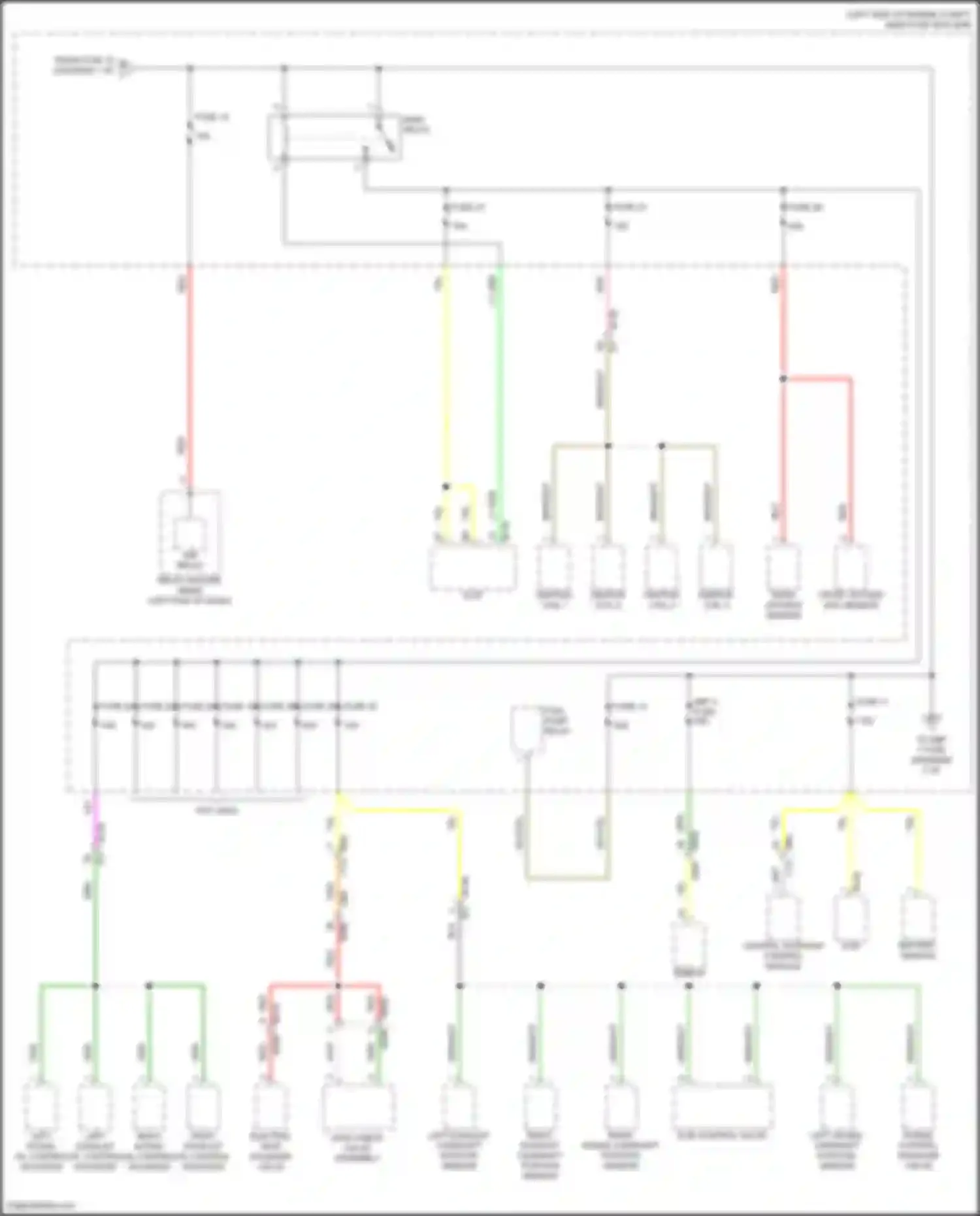 Crosstrek Subaru GU (2022-2024): Power distribution circuit, hybrid (2 of 8)