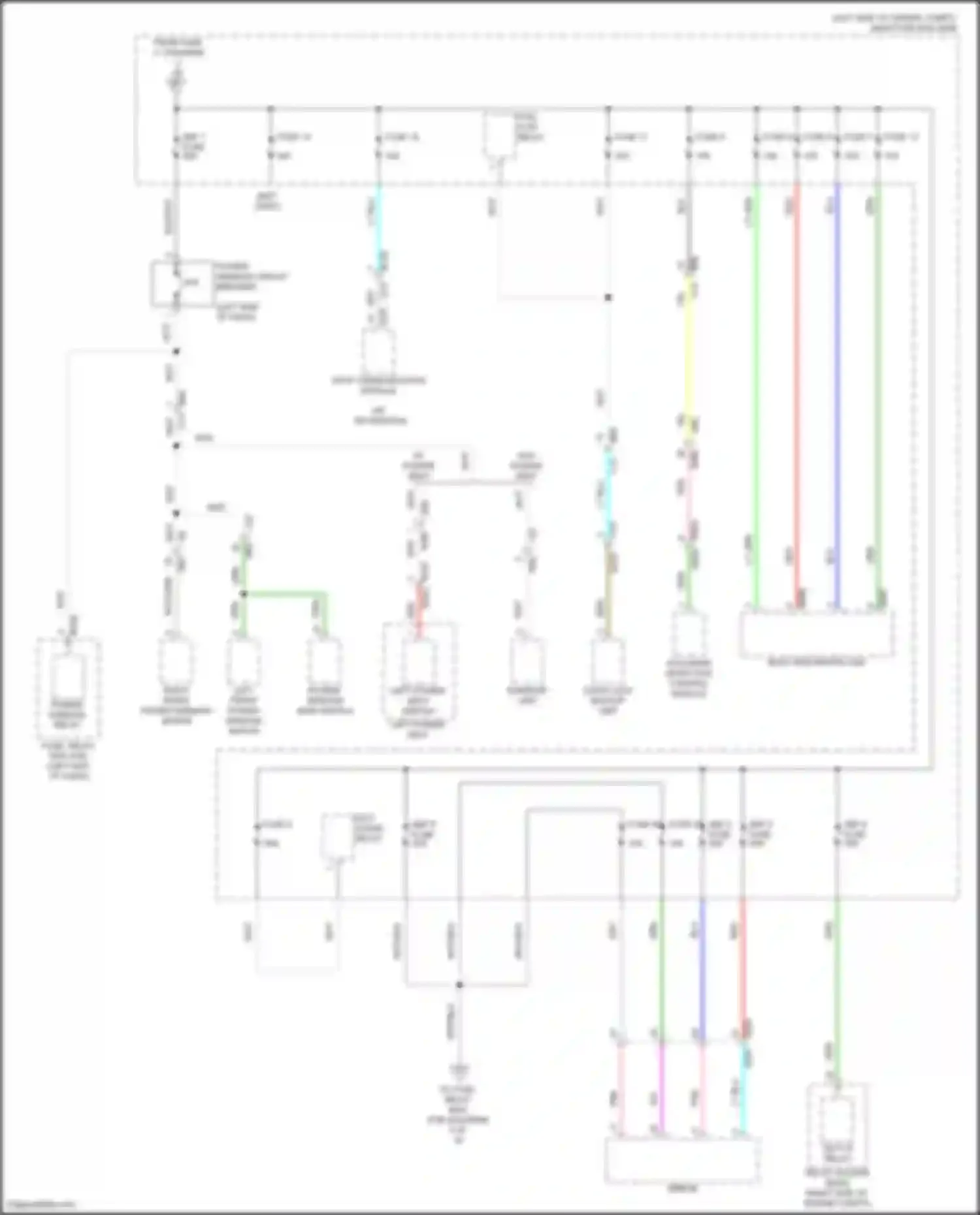Crosstrek Subaru GU (2022-2024): Power distribution circuit, hybrid (3 of 8)