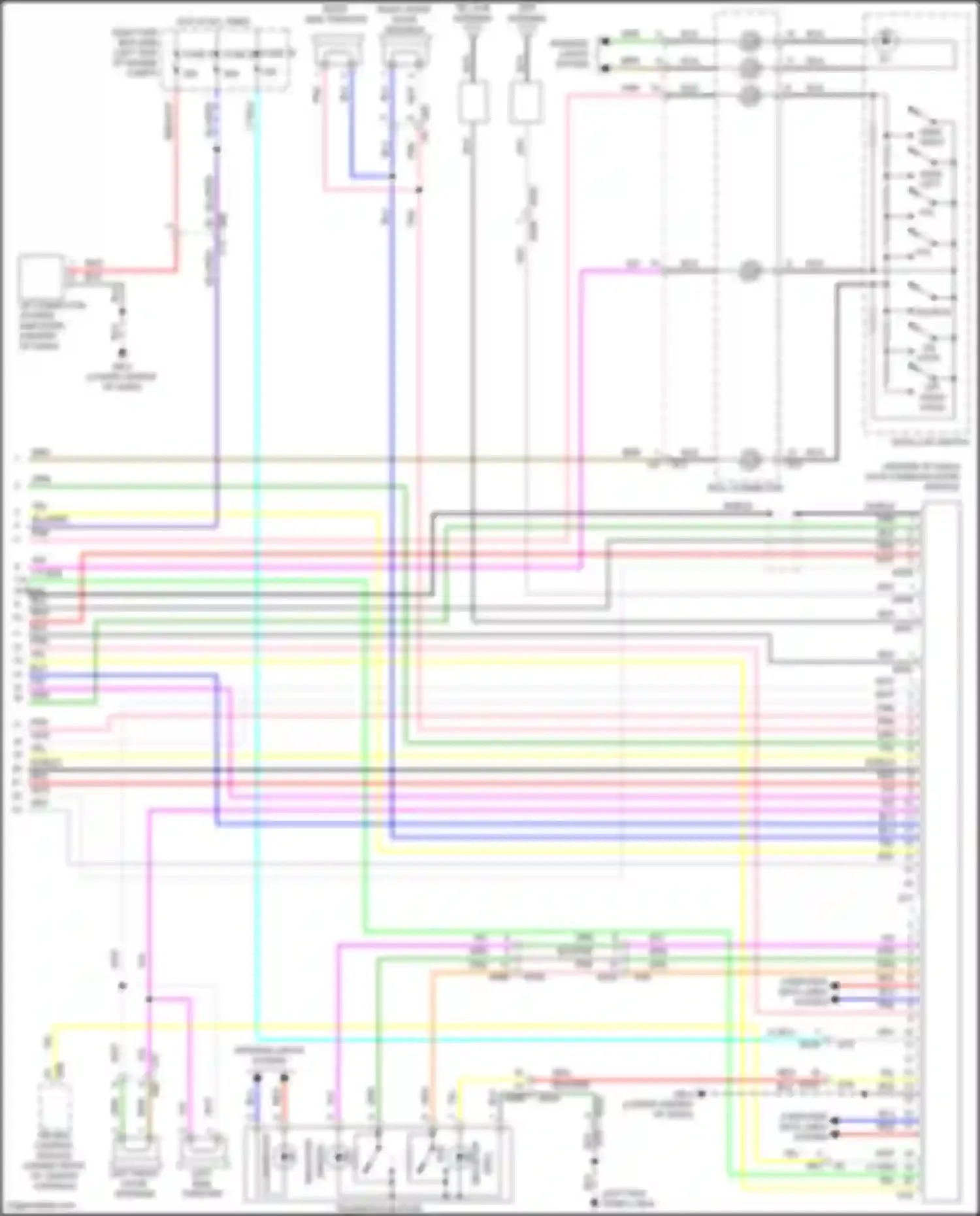 Crosstrek Subaru GU (2022-2024): Radio circuit, hybrid w/o navigation (2 of 2)