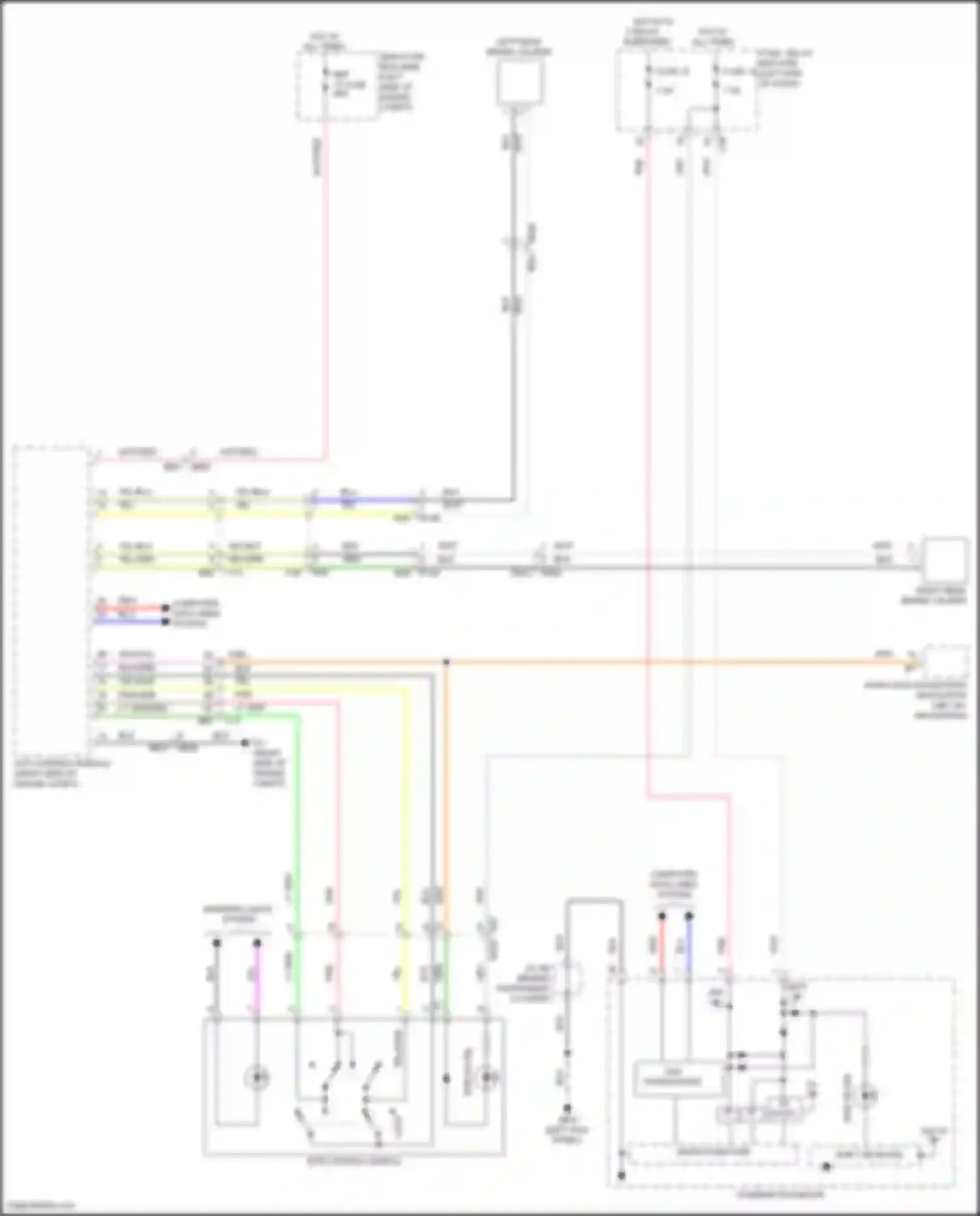 Crosstrek Subaru GU (2022-2024): Park brake release circuit, hybrid