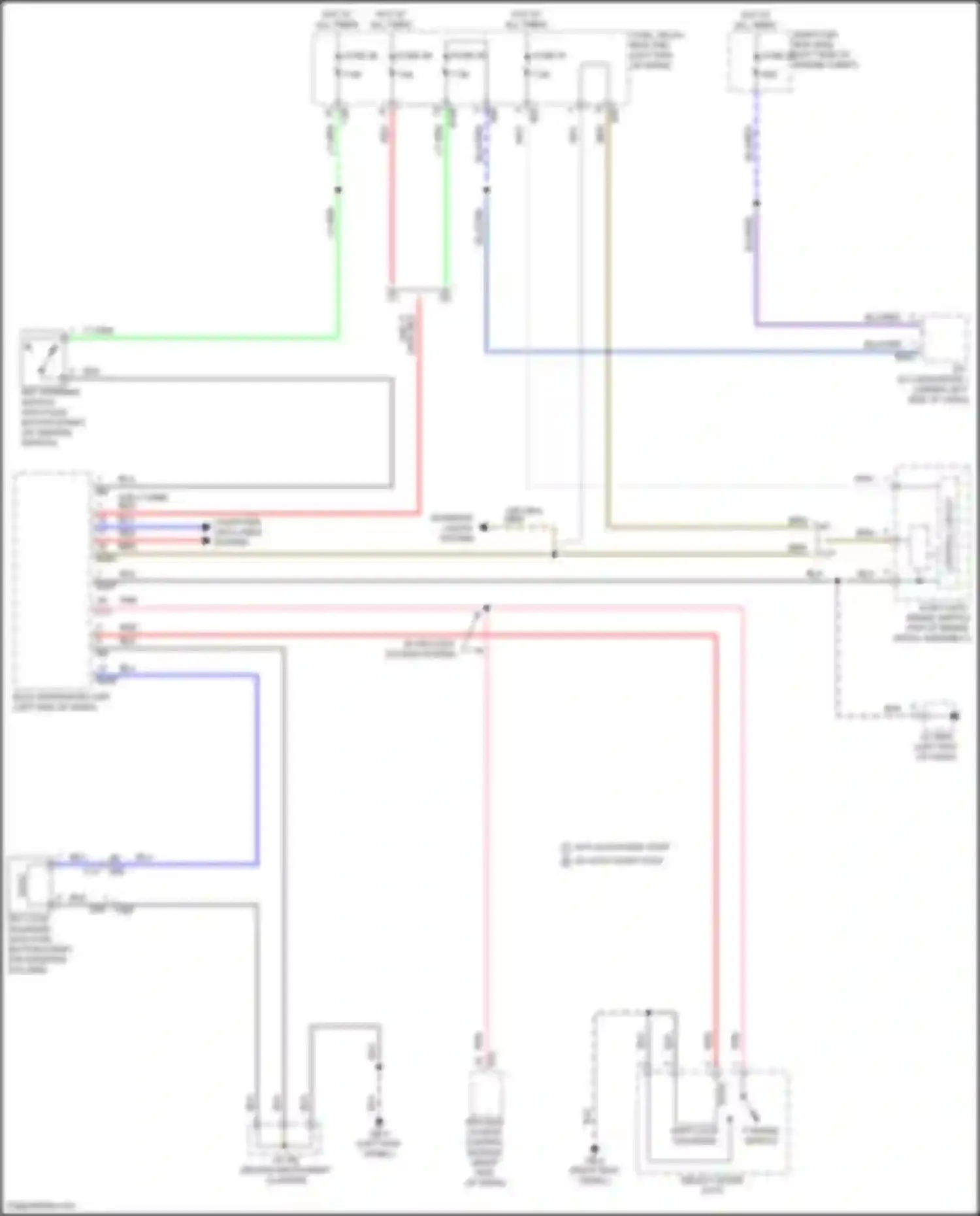 Crosstrek Subaru GU (2022-2024): Shift interlock circuit, except hybrid