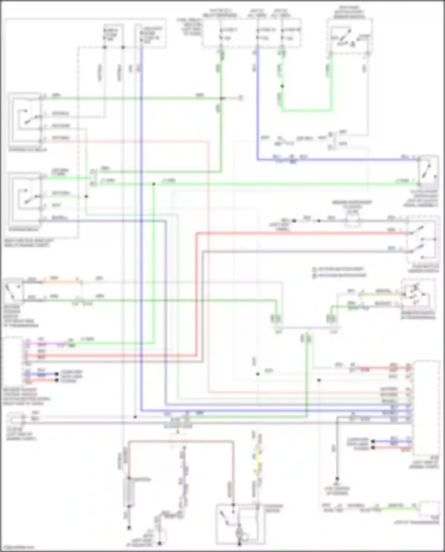 Crosstrek Subaru GU (2022-2024): Starting circuit