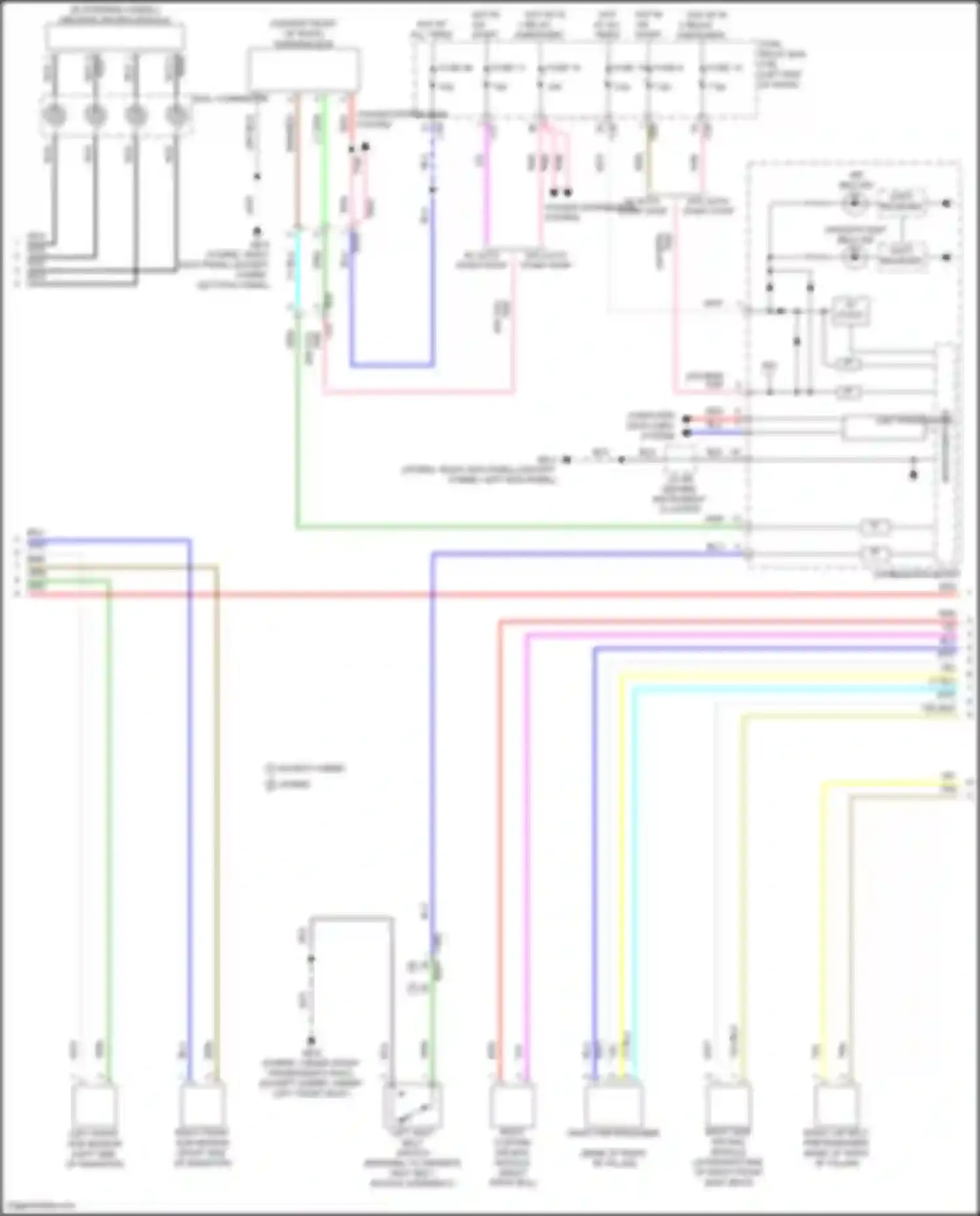 Crosstrek Subaru GU (2022-2024): Supplemental restraints circuit (2 of 3)