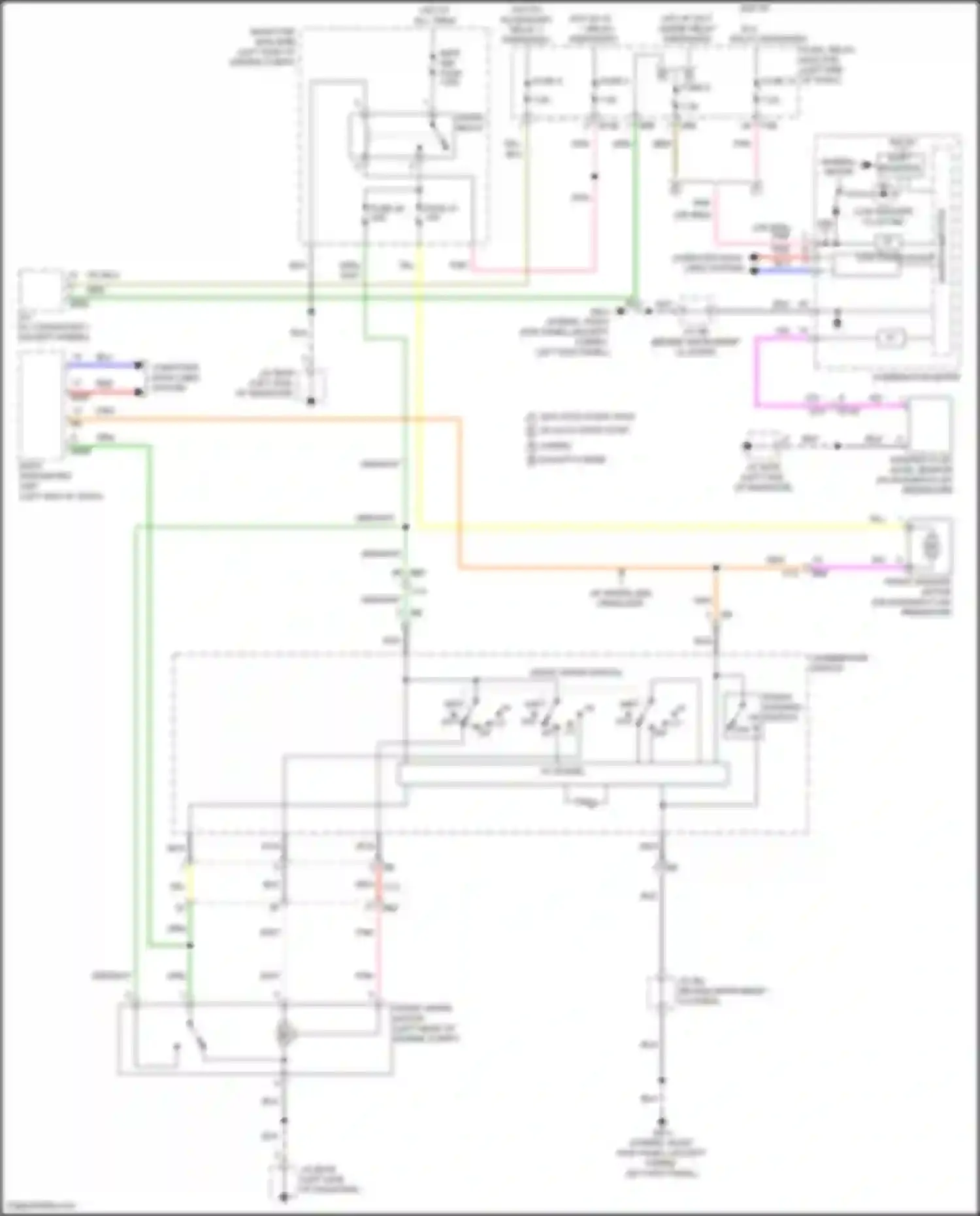 Crosstrek Subaru GU (2022-2024): Front wiper/washer circuit