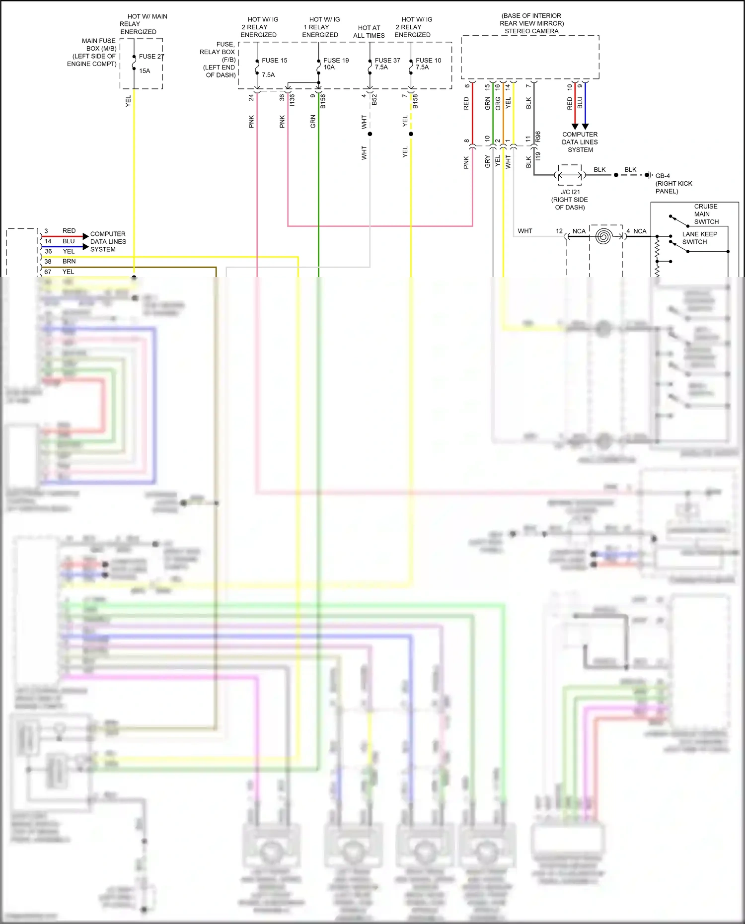 Subaru Crosstrek GU (2022-2024) computer data lines system wiring diagram  (43 of 122)
