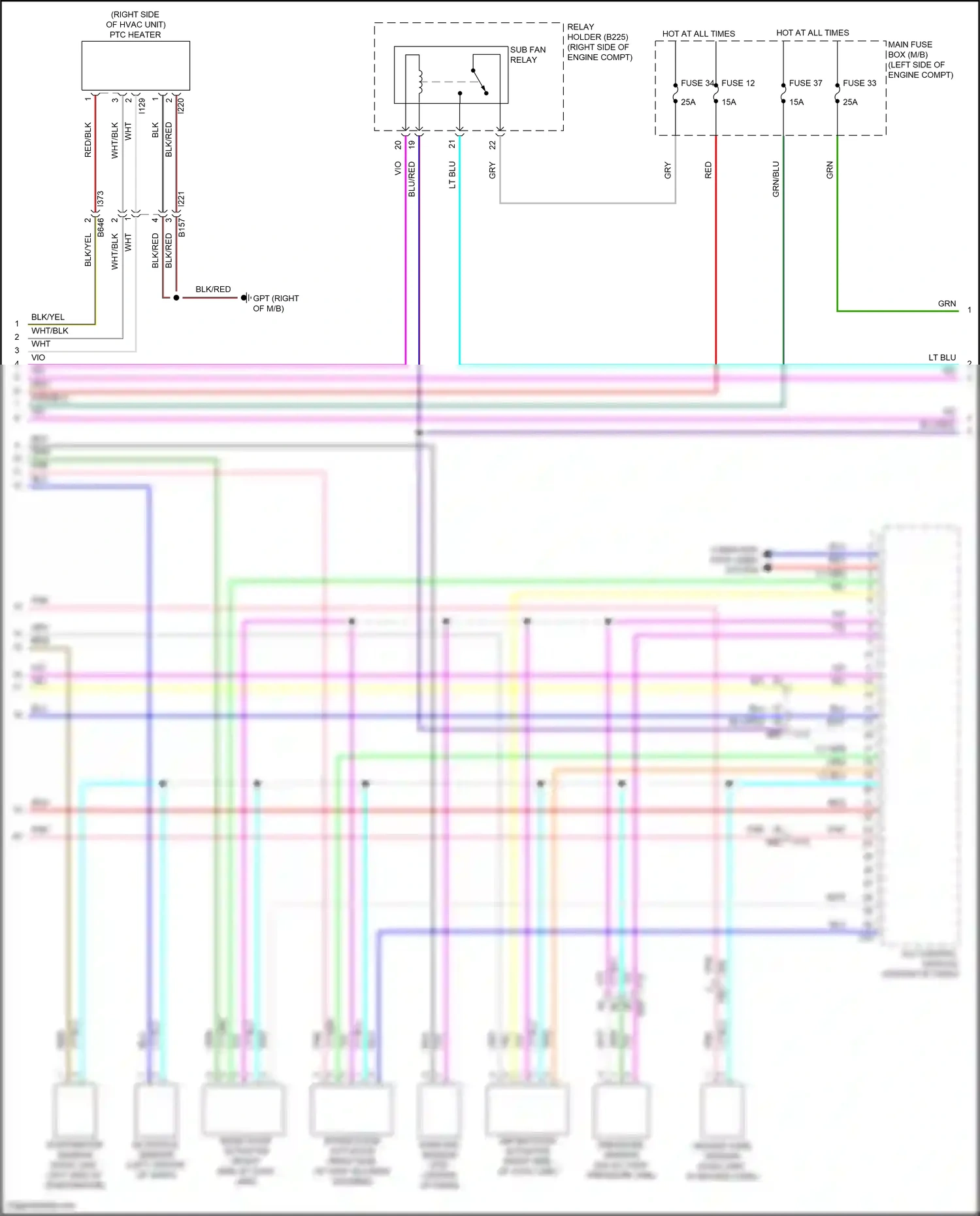 Subaru Crosstrek GU (2022-2024) computer data lines system wiring diagram  (13 of 122)