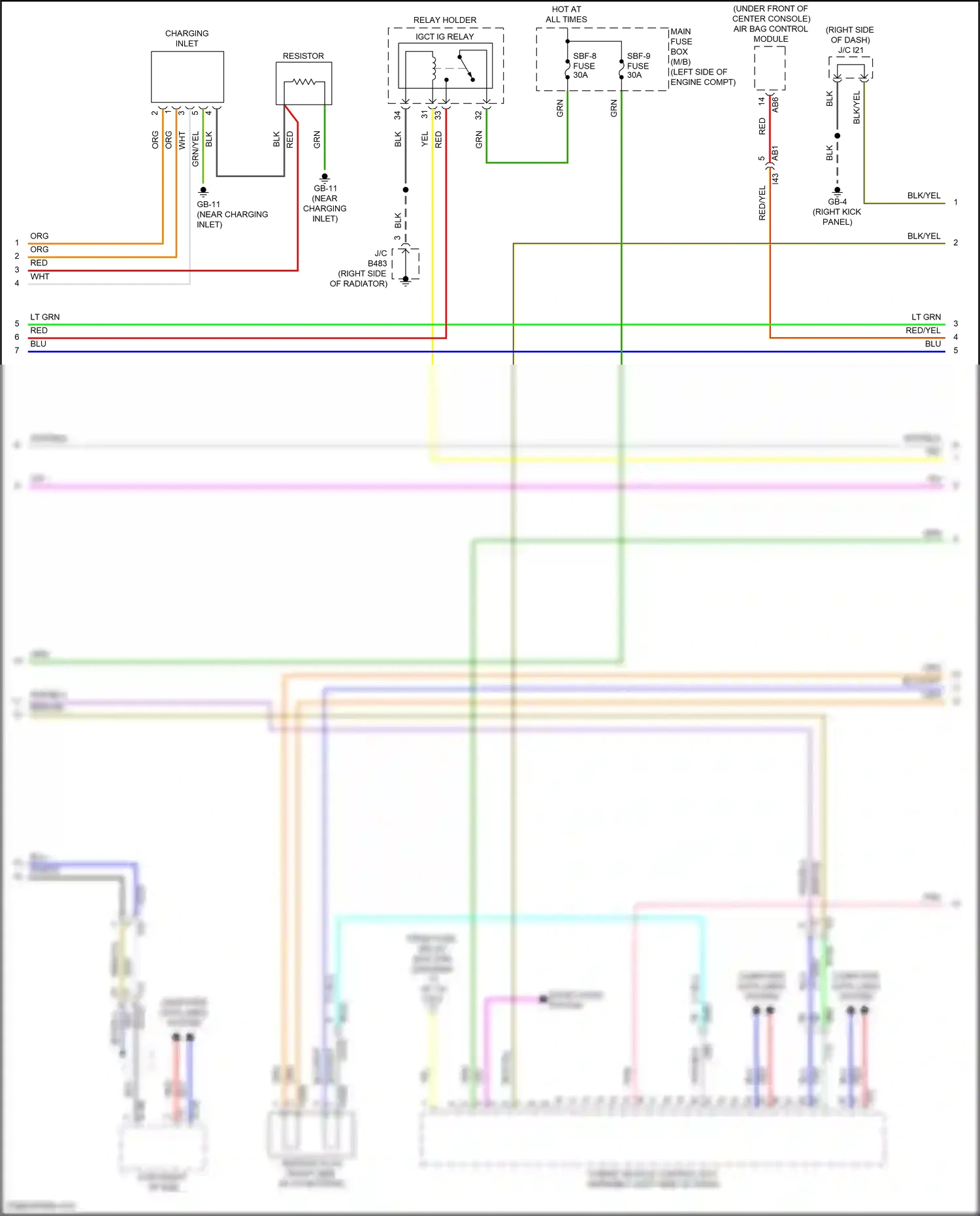 Subaru Crosstrek GU (2022-2024) computer data lines system wiring diagram  (120 of 122)