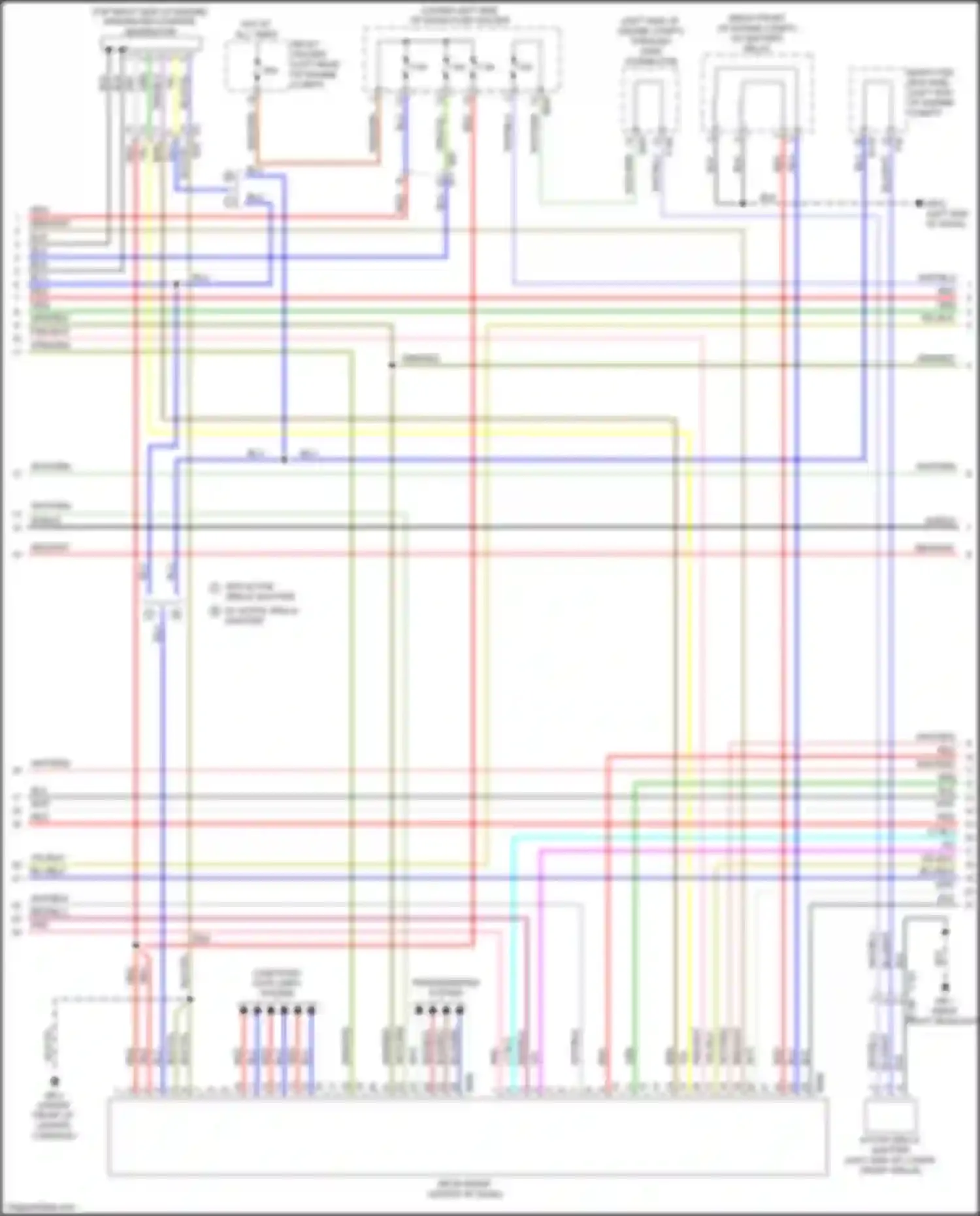 Crosstrek Subaru I facelift (2015-2017): Wiring diagram engine performance 2.0l hybrid (8 of 11)
