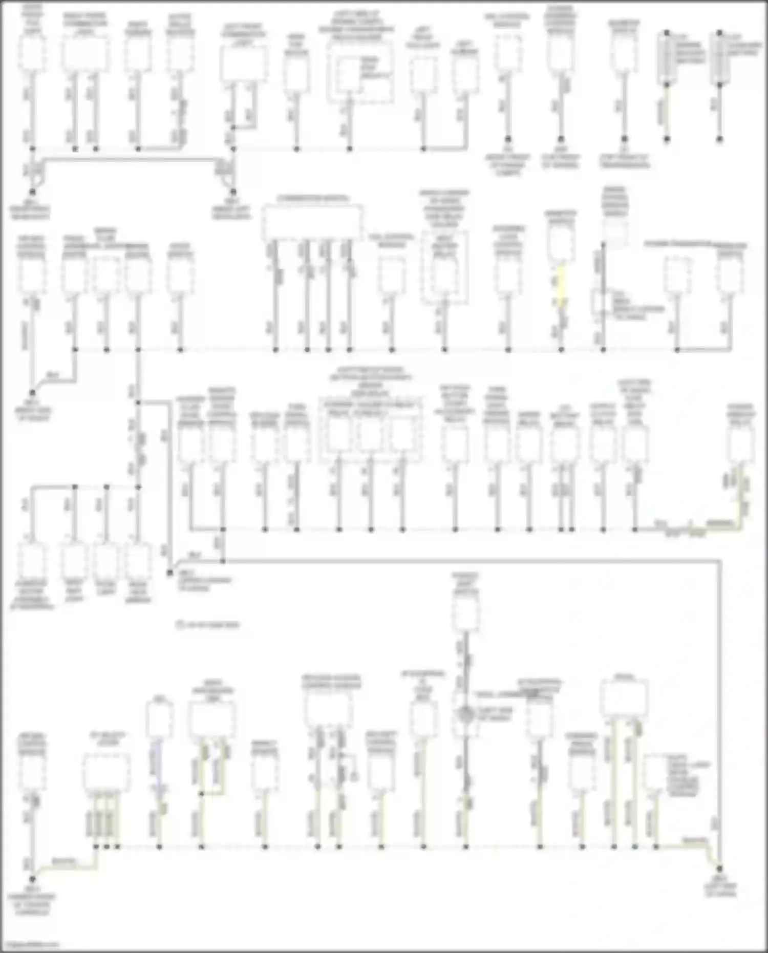 Crosstrek Subaru I facelift (2015-2017): Ground distribution circuit, w/ hev (1 of 3)