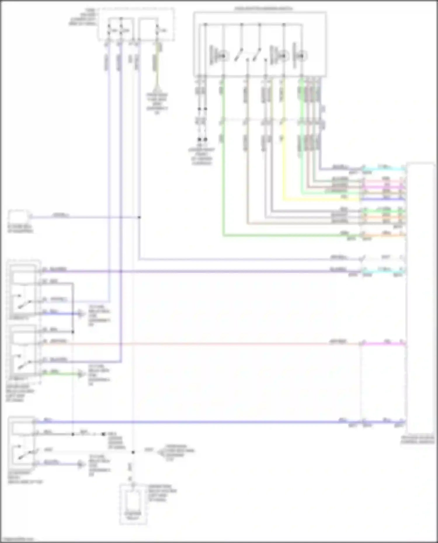 Crosstrek Subaru I facelift (2015-2017): Power distribution circuit, w/ hev (6 of 6)
