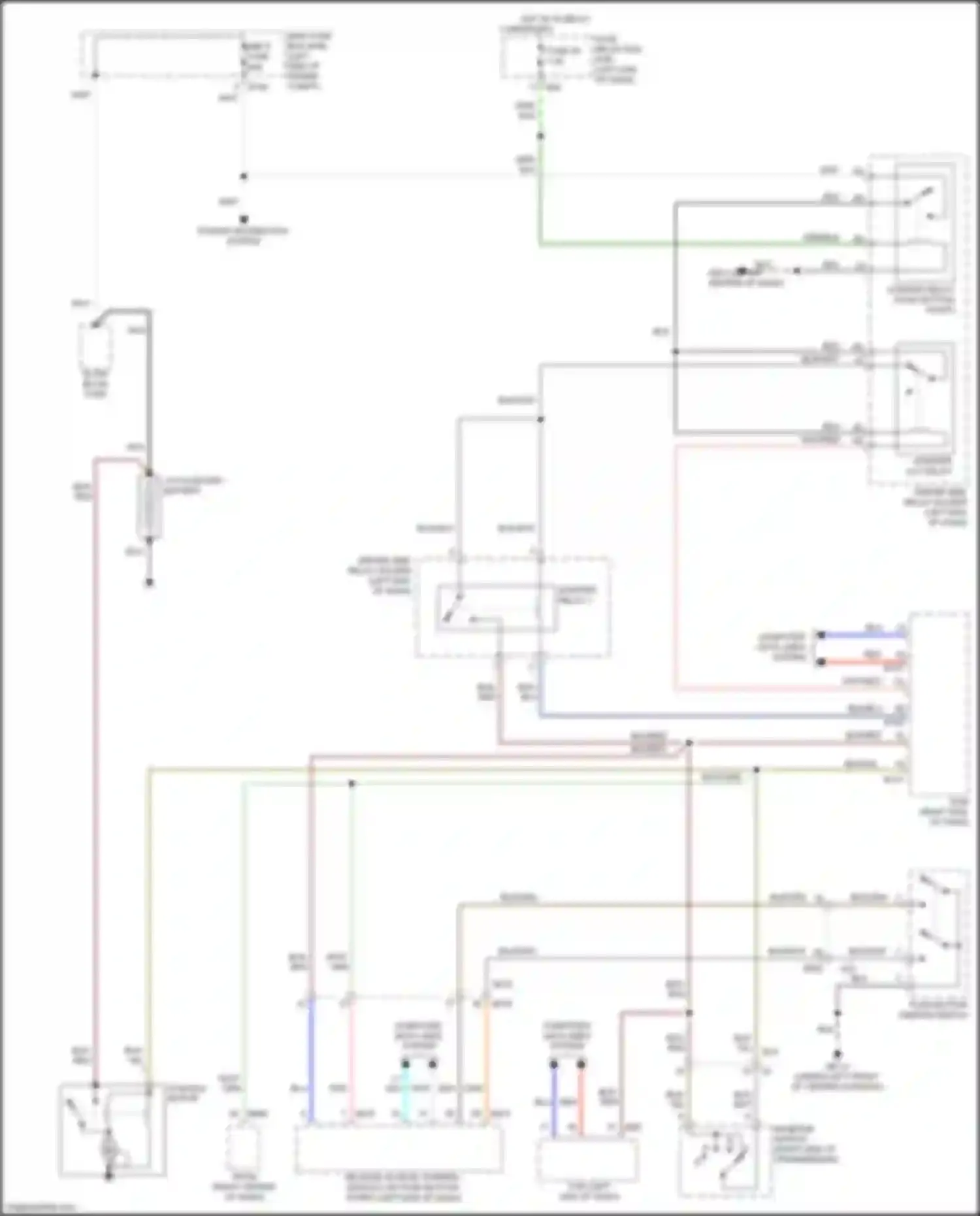 Crosstrek Subaru I facelift (2015-2017): Starting circuit, w/ hev