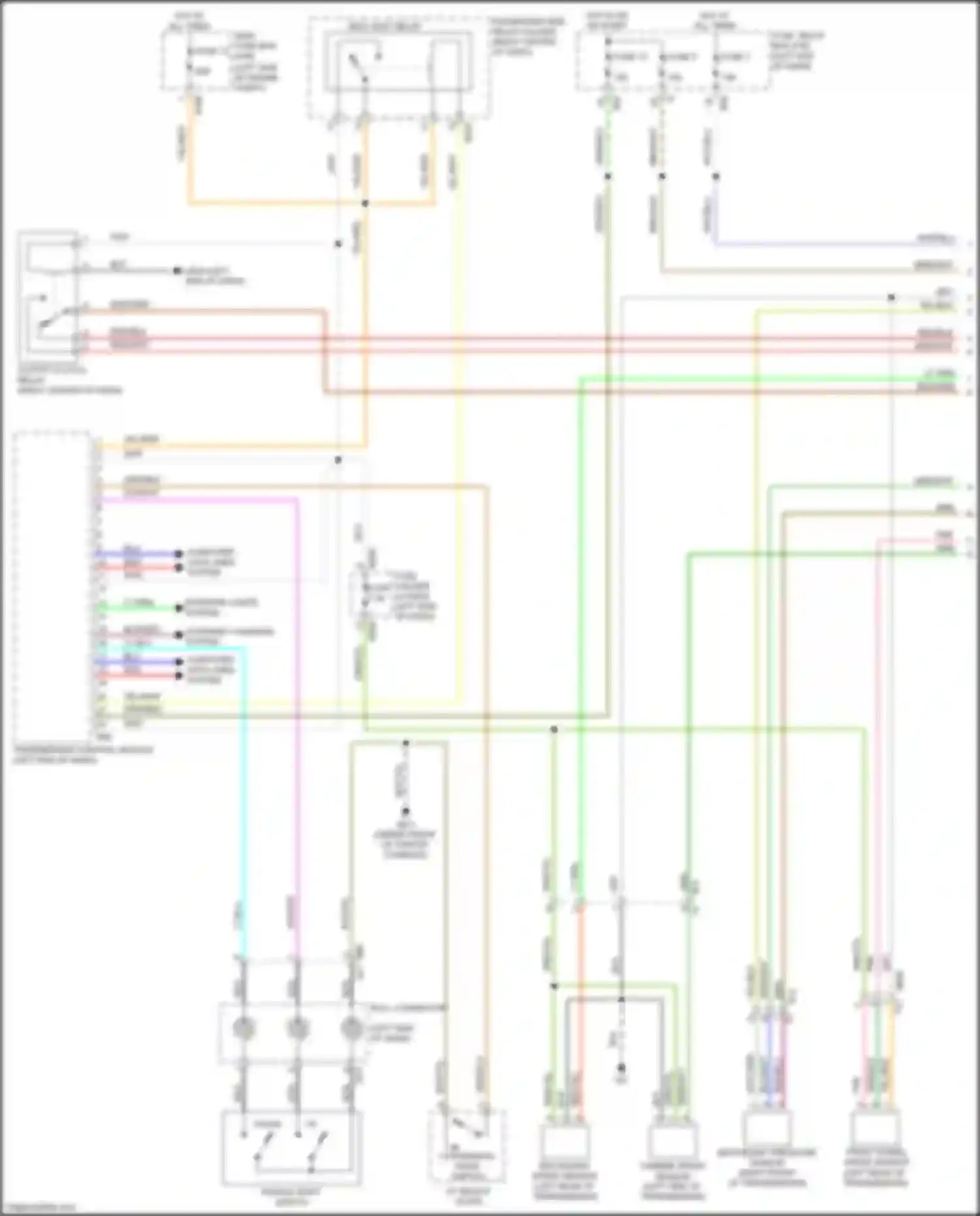 Crosstrek Subaru I facelift (2015-2017): Transmission circuit, w/ hev (1 of 3)