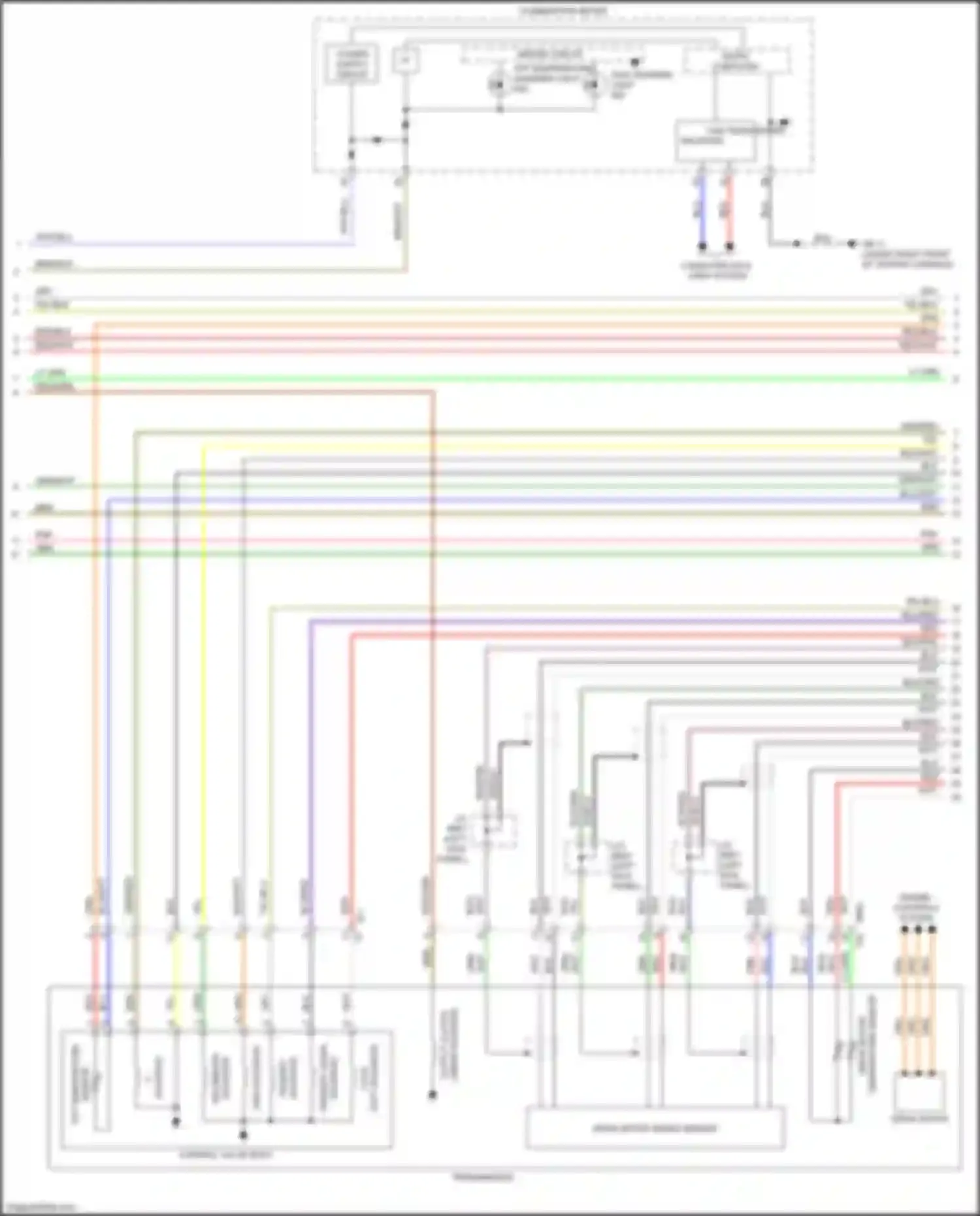 Crosstrek Subaru I facelift (2015-2017): Transmission circuit, w/ hev (2 of 3)
