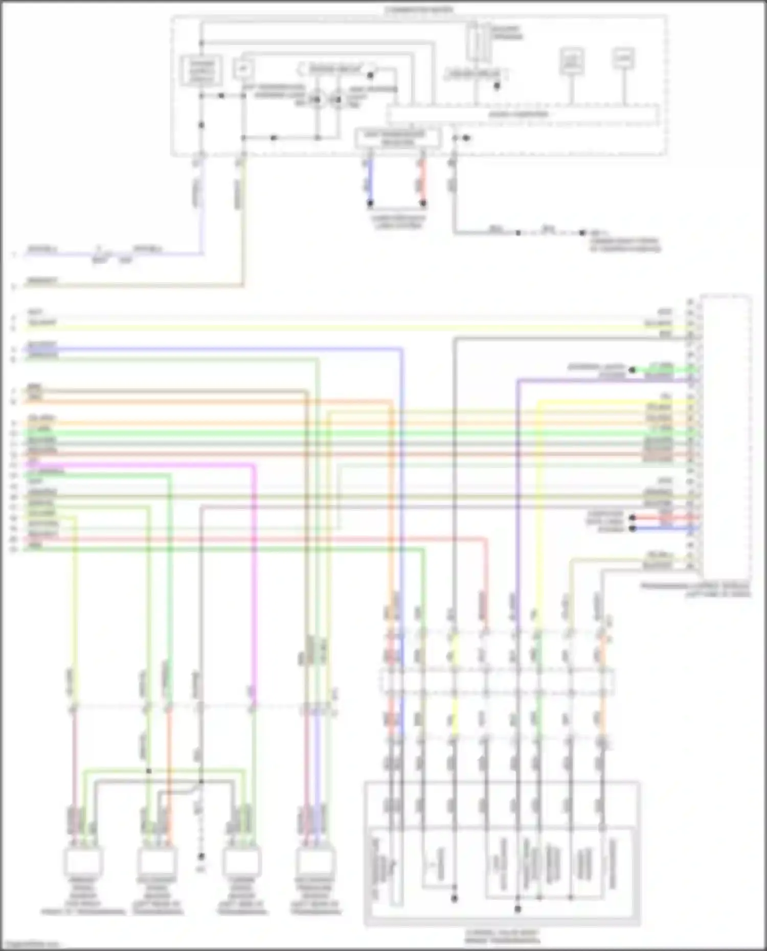 Wiring diagram combination meter for Subaru Crosstrek I facelift (2015-2017) (30 of 50)