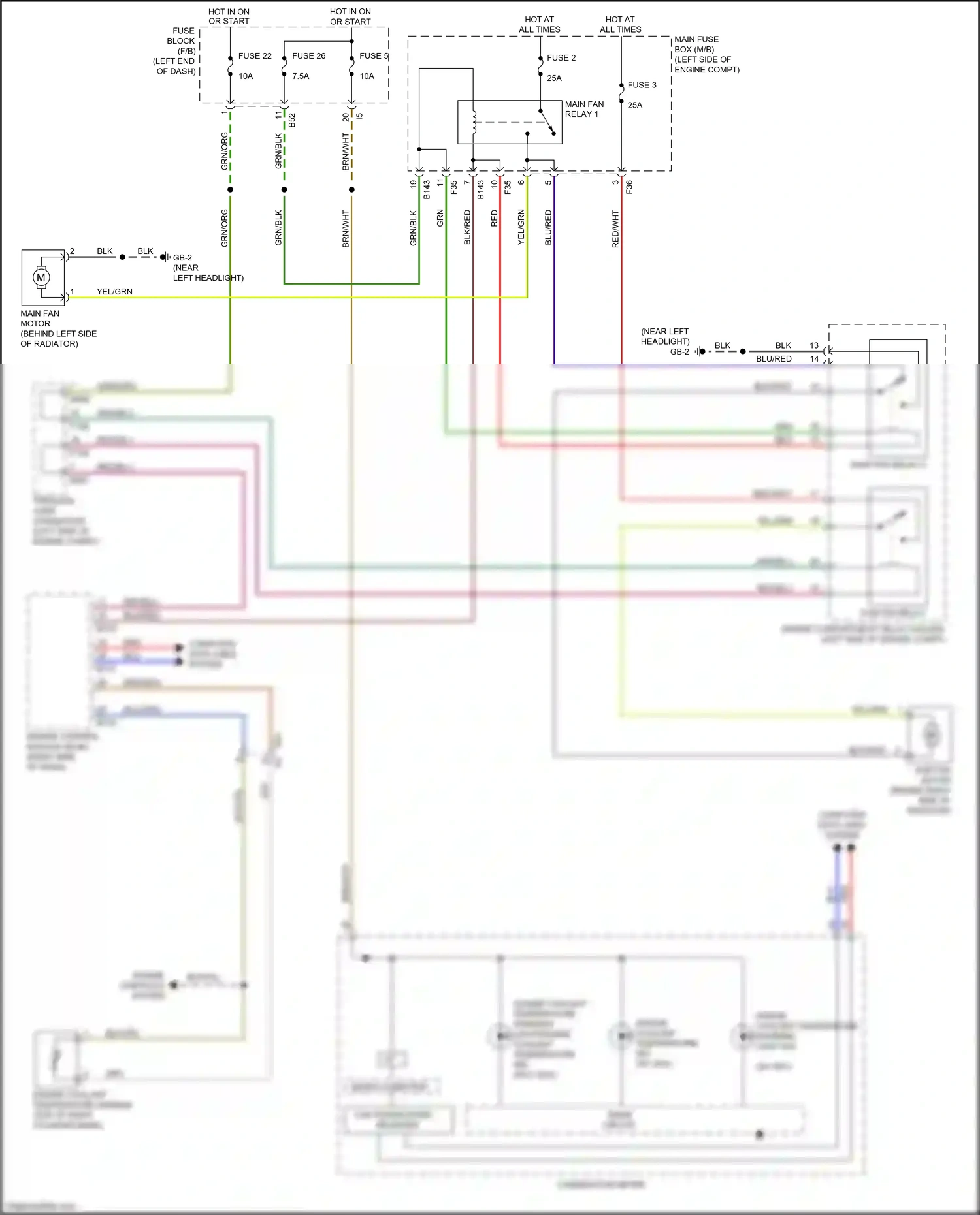 Subaru Crosstrek I facelift (2015-2017) engine control module (ecm) wiring diagram  (4 of 7)