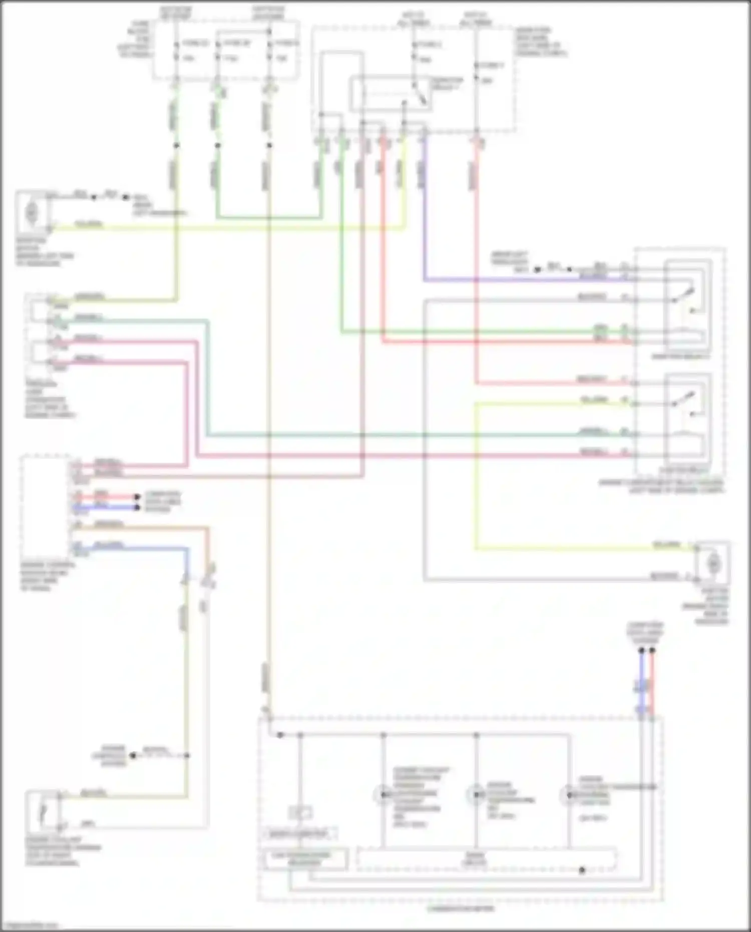 Wiring diagram engine controls system for Subaru Crosstrek I facelift (2015-2017) (3 of 12)