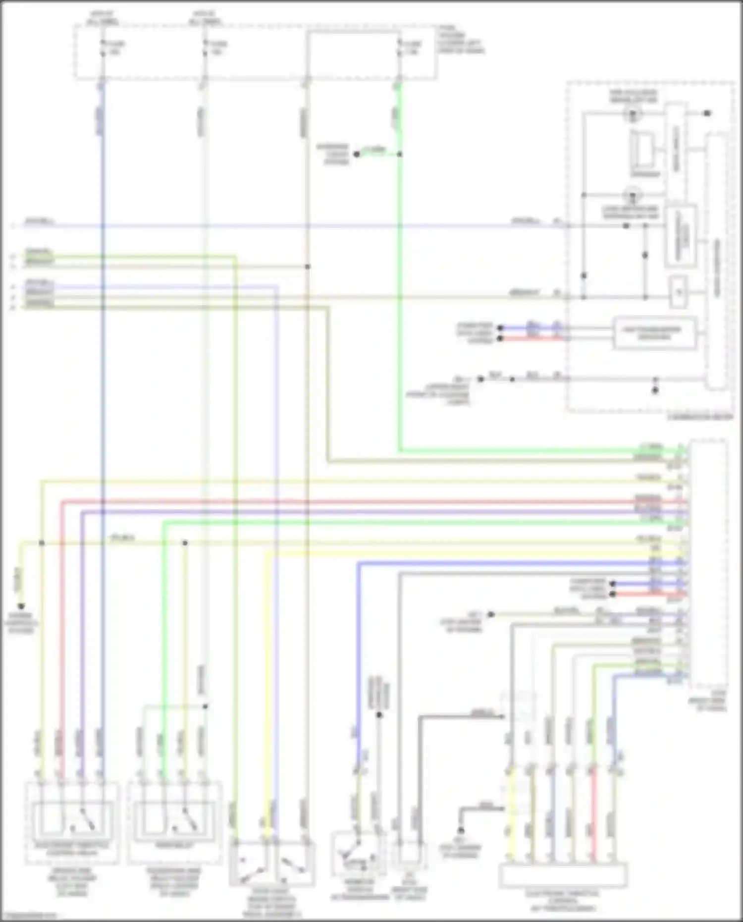 Wiring diagram engine controls system for Subaru Crosstrek I facelift (2015-2017) (4 of 12)