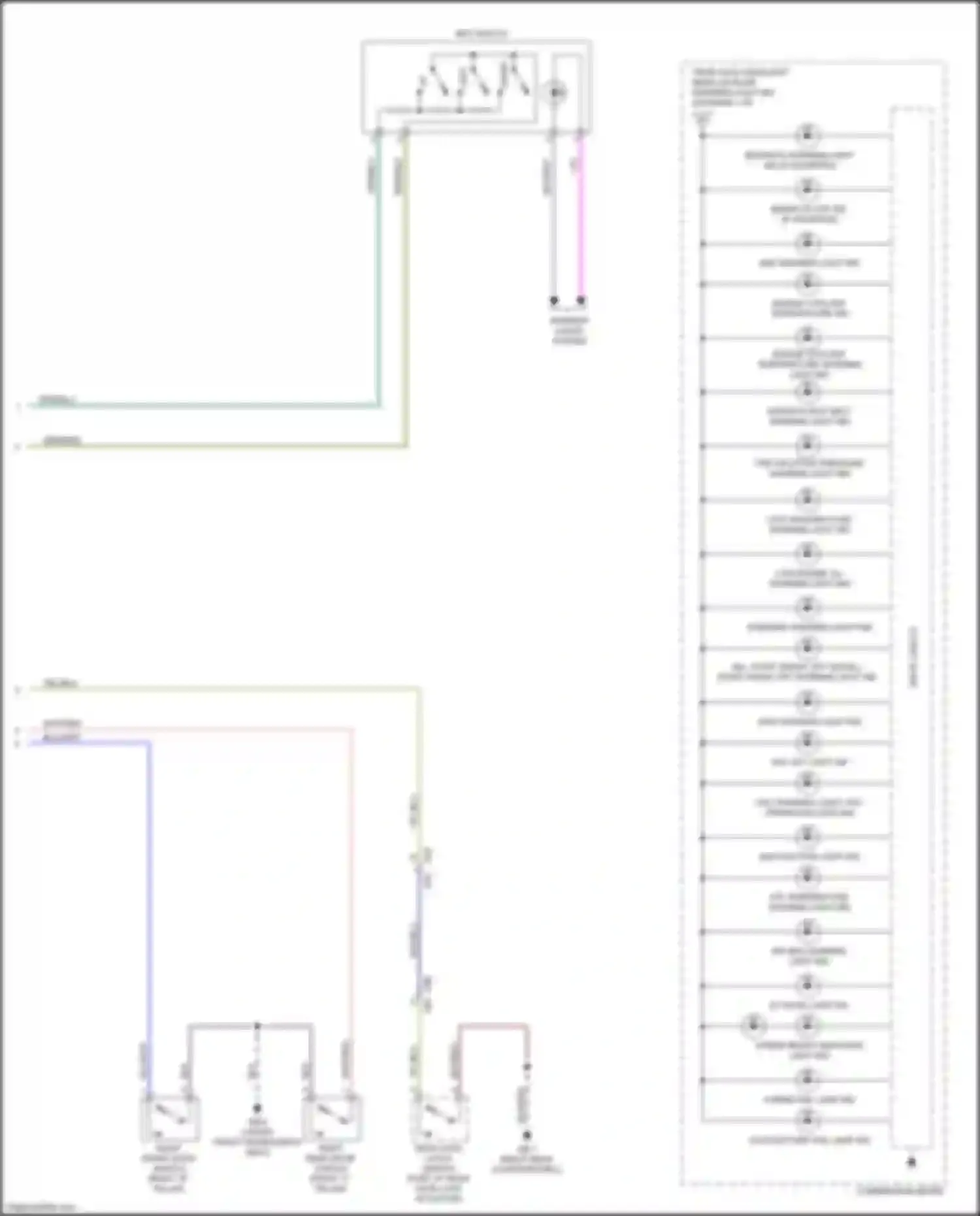 Wiring diagram hybrid ready indicator light ind for Subaru Crosstrek I facelift (2015-2017) (1 of 1)