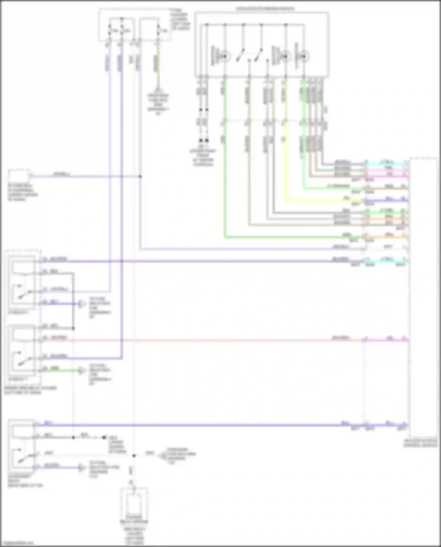 Wiring diagram keyless access control module for Subaru Crosstrek I facelift (2015-2017) (13 of 21)