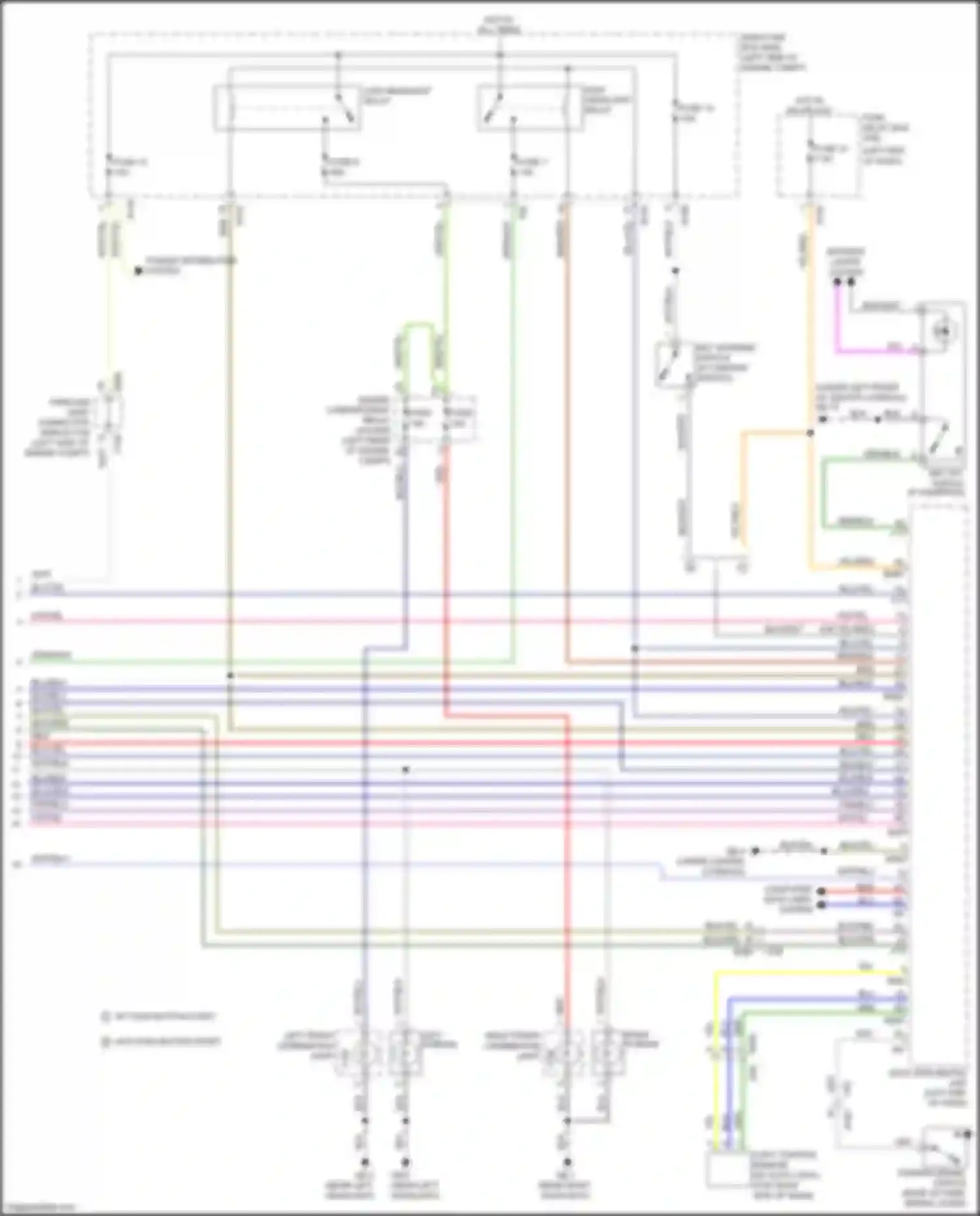 Wiring diagram light control sensor for Subaru Crosstrek I facelift (2015-2017) (1 of 2)