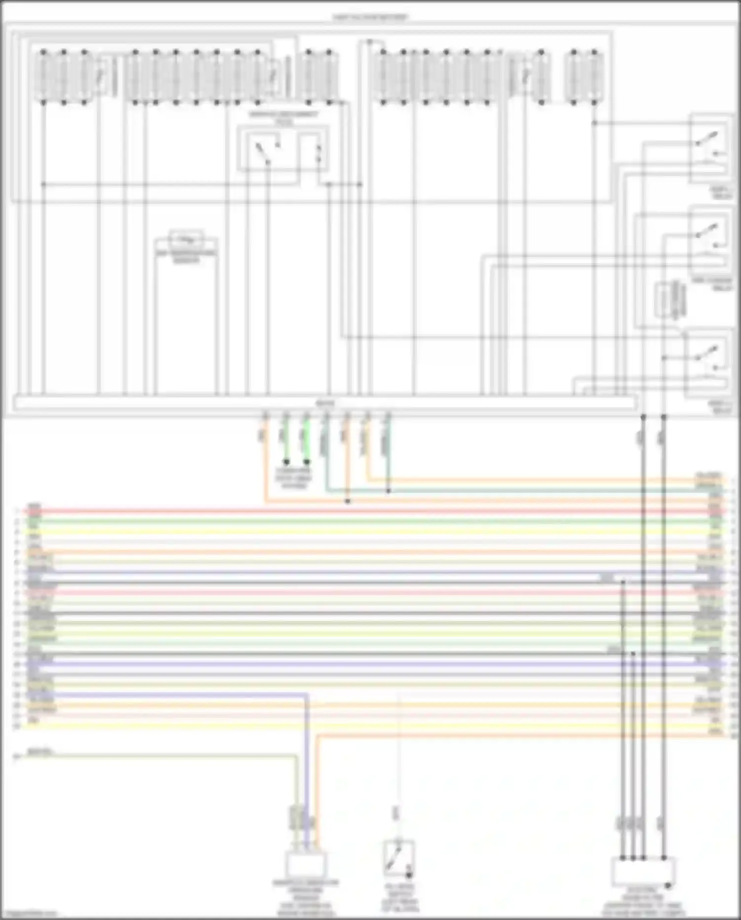 Wiring diagram manifold absolute pressure sensor for Subaru Crosstrek I facelift (2015-2017) (2 of 2)