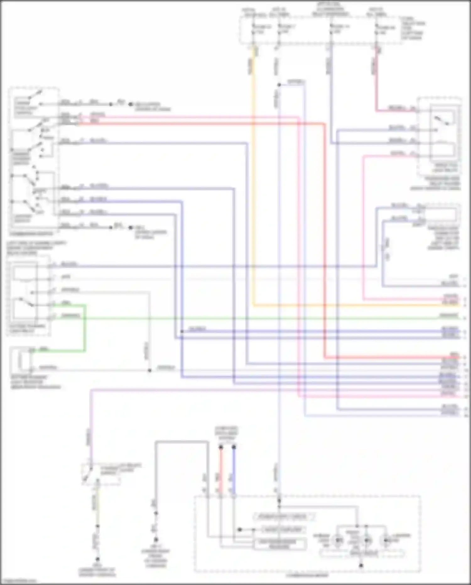 Wiring diagram p range switch for Subaru Crosstrek I facelift (2015-2017) (5 of 11)
