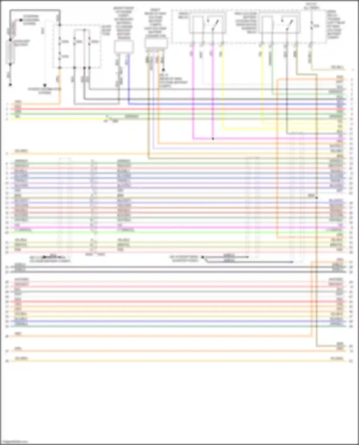 Wiring diagram power distribution system for Subaru Crosstrek I facelift (2015-2017) (33 of 33)