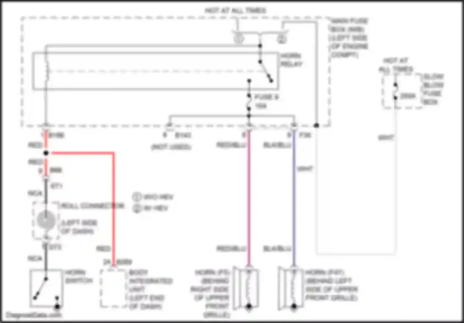 Wiring diagram roll connector for Subaru Crosstrek I facelift (2015-2017) (12 of 24)