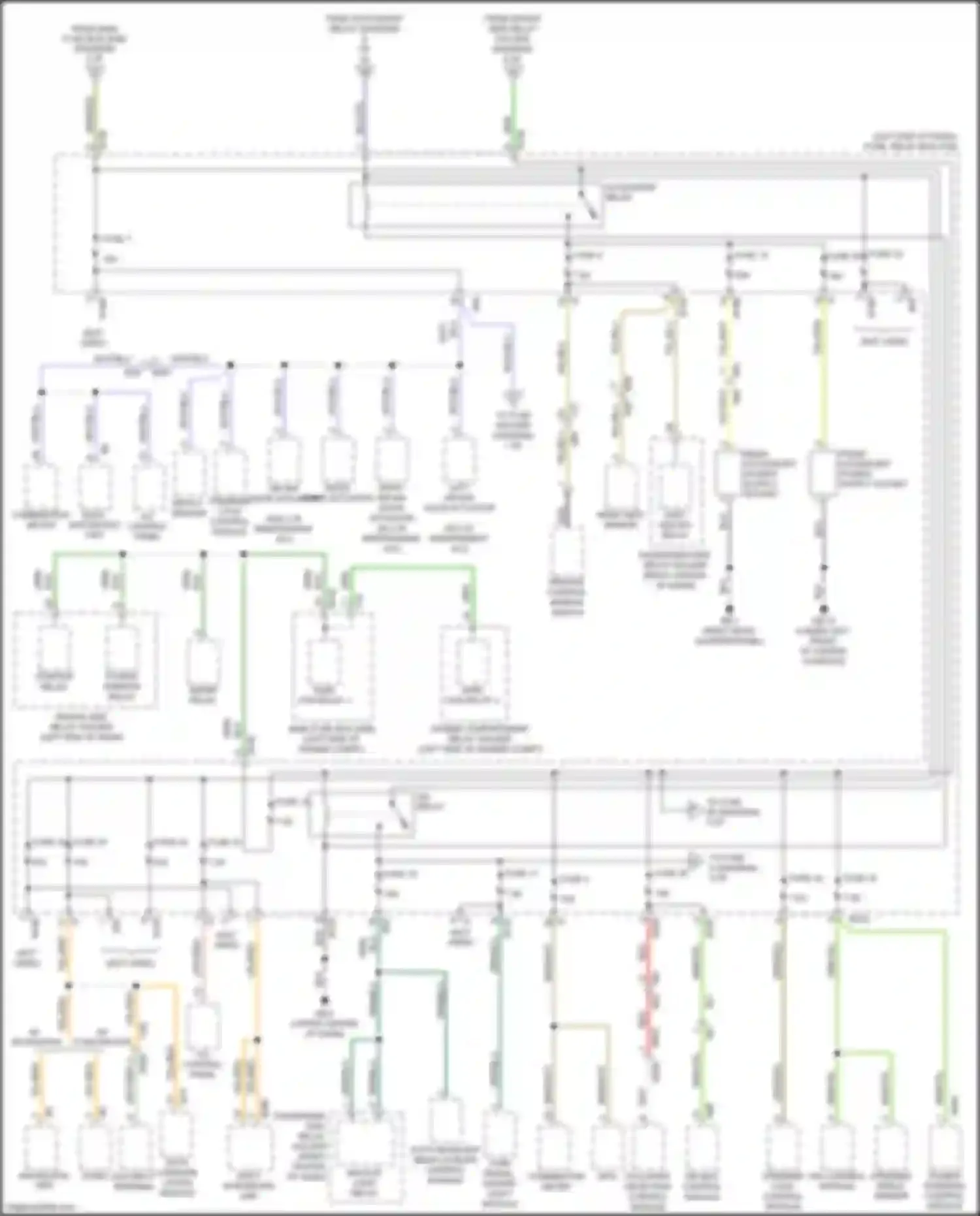 Wiring diagram w/o navigation for Subaru Crosstrek I facelift (2015-2017) (7 of 12)