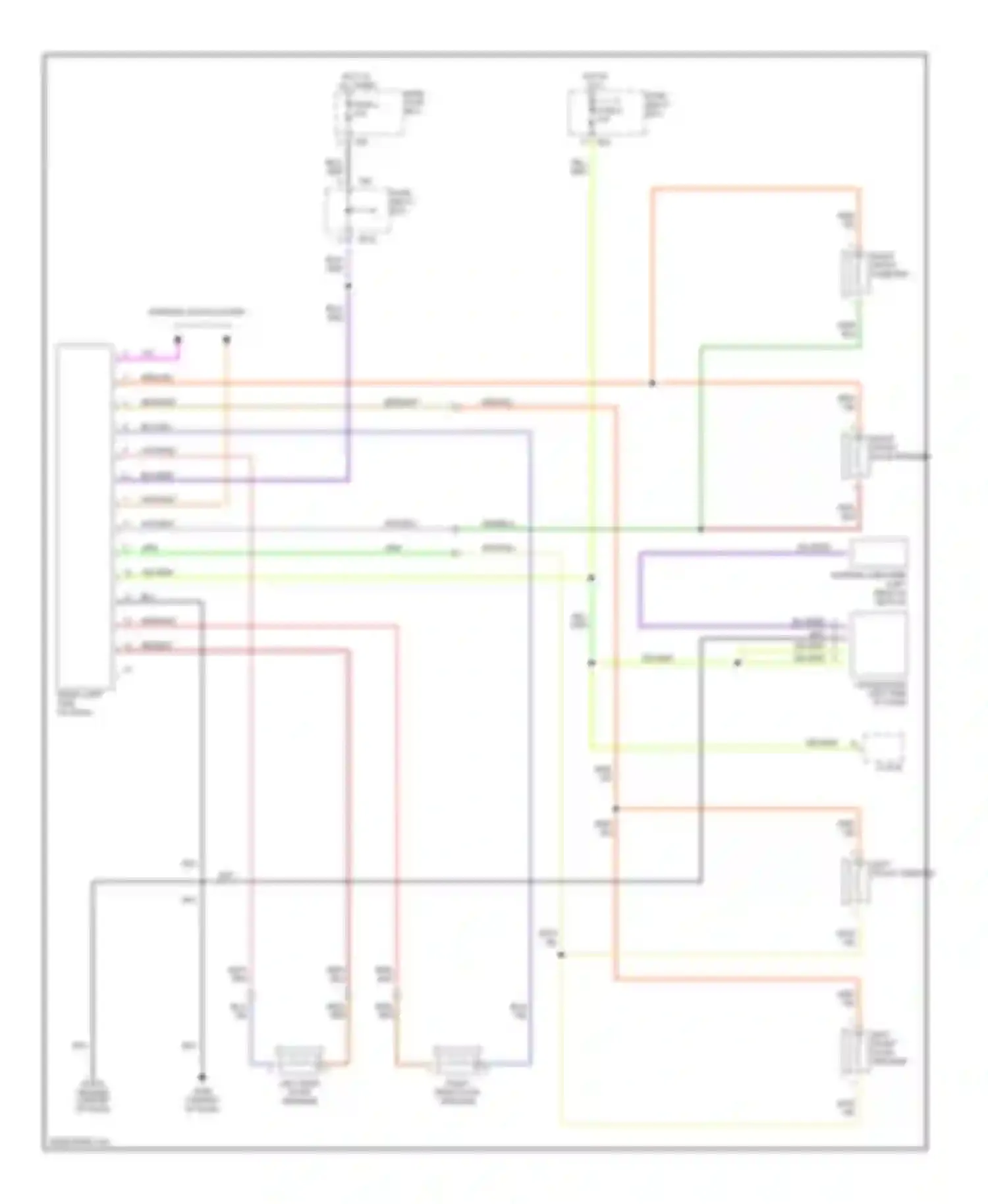 Forester Subaru SF facelift (2000-2002): Radio circuits