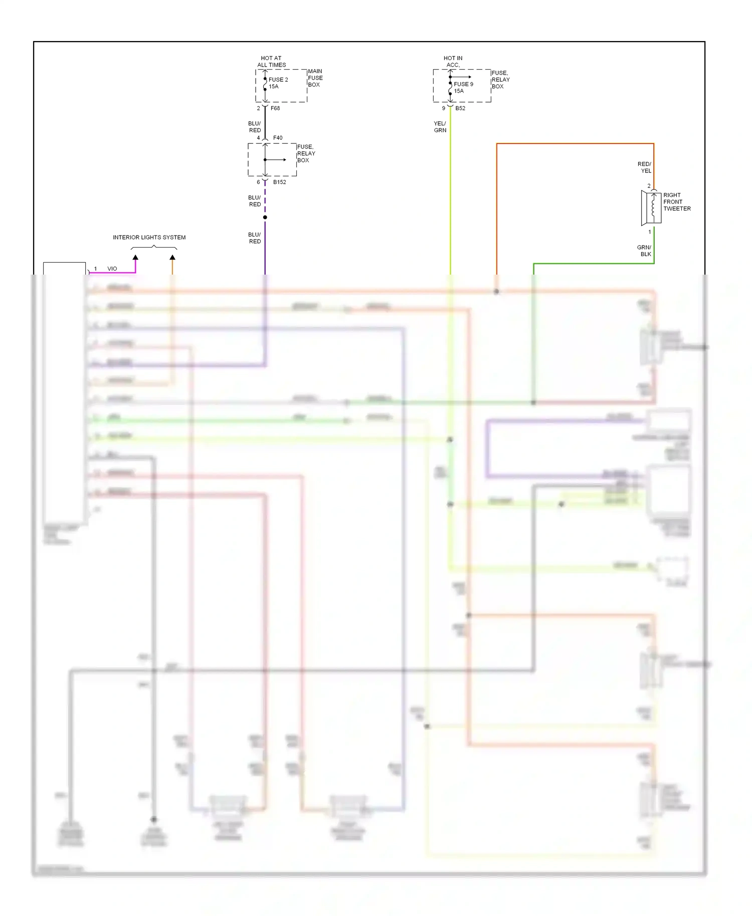 Wiring diagram wht/red for Subaru Forester SF facelift (2000-2002) (13 of 16)
