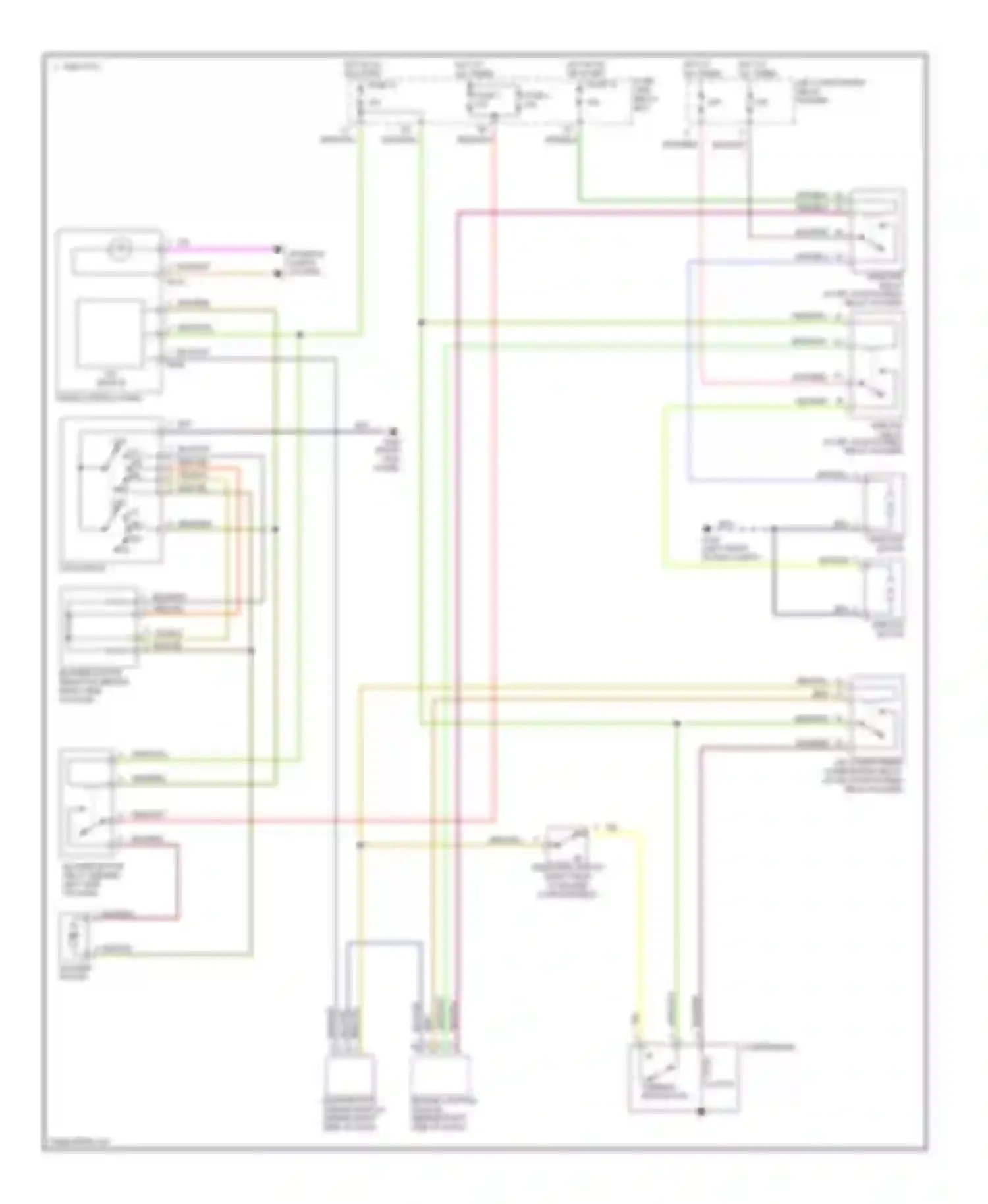 Forester Subaru SF (1997-2000): Air conditioning circuits