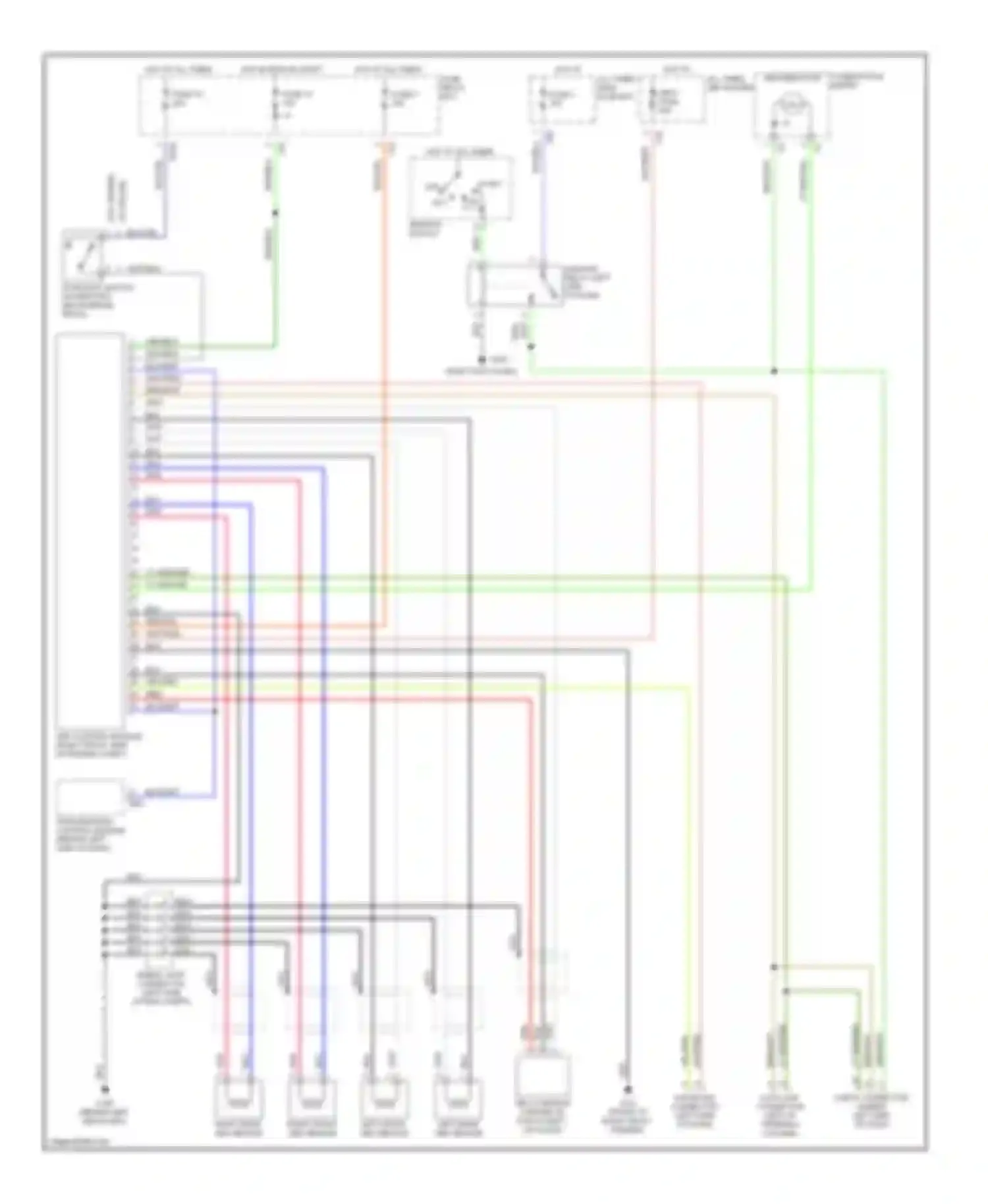 Forester Subaru SF (1997-2000): Anti-lock brake circuits