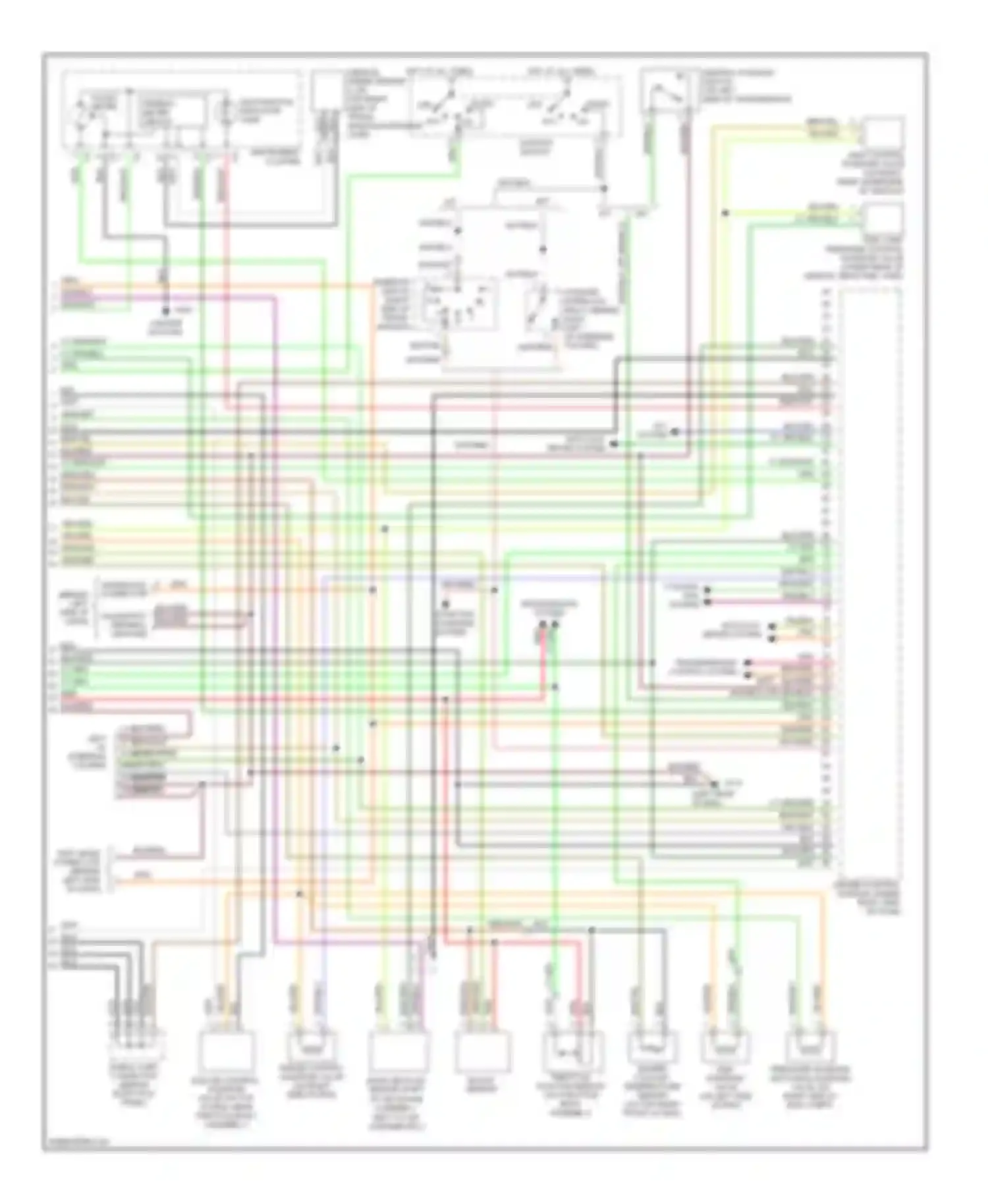 Forester Subaru SF (1997-2000): Wiring diagram engine performance 2.5ls (2 of 2)