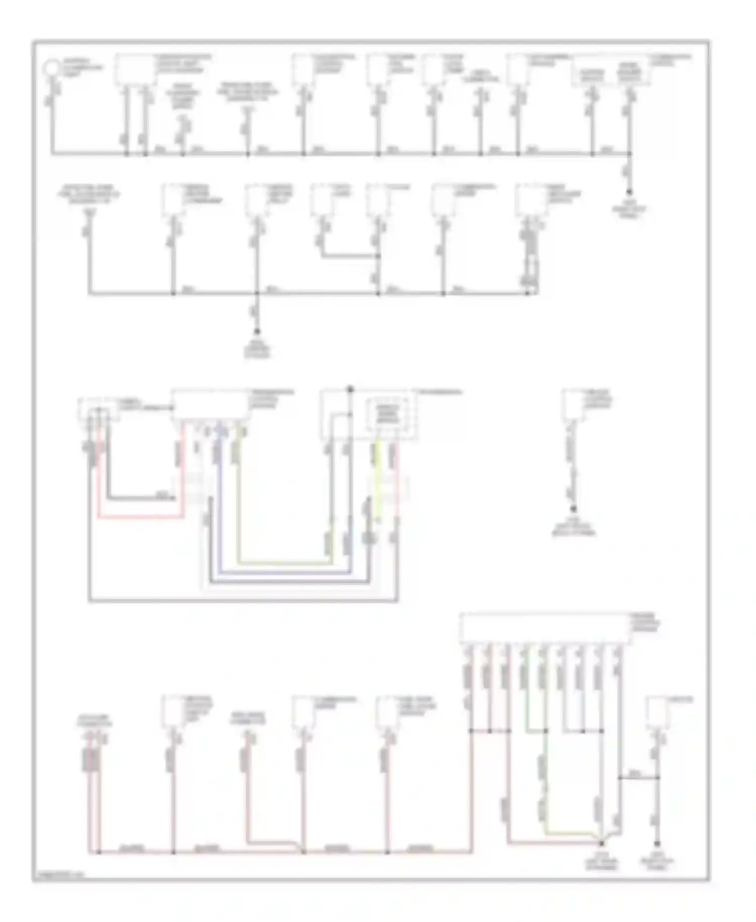 Forester Subaru SF (1997-2000): Ground distribution circuit (2 of 2)