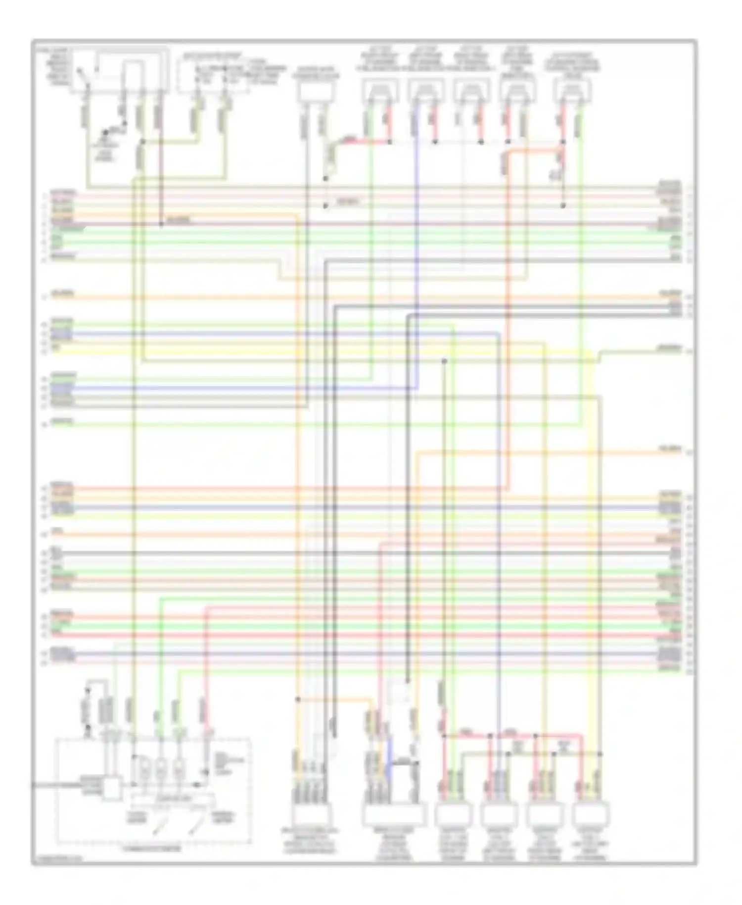 Forester Subaru SG facelift (2005-2008): Wiring diagram engine performance 2.5l turbo (2 of 4)