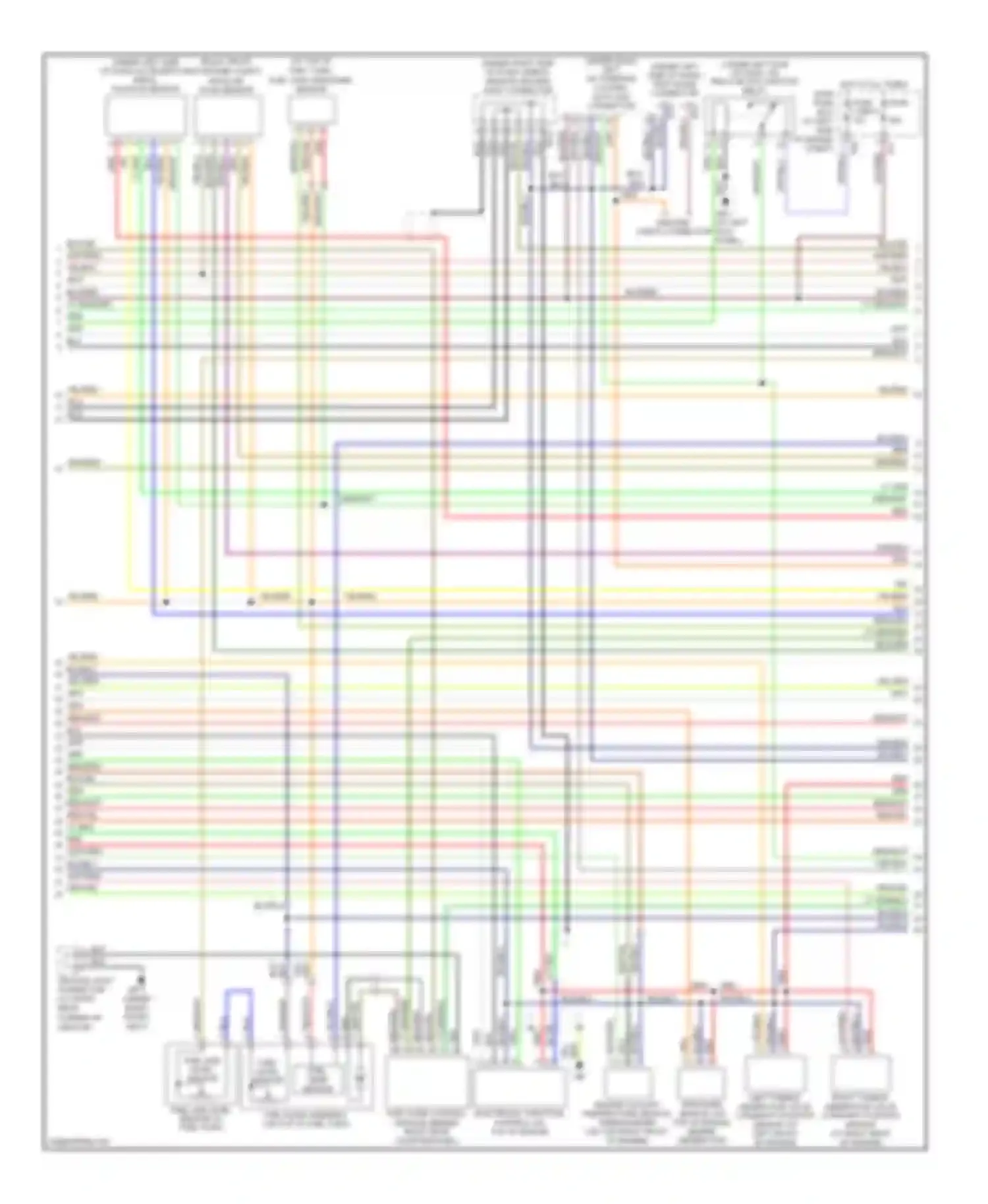 Forester Subaru SG facelift (2005-2008): Wiring diagram engine performance 2.5l turbo (3 of 4)