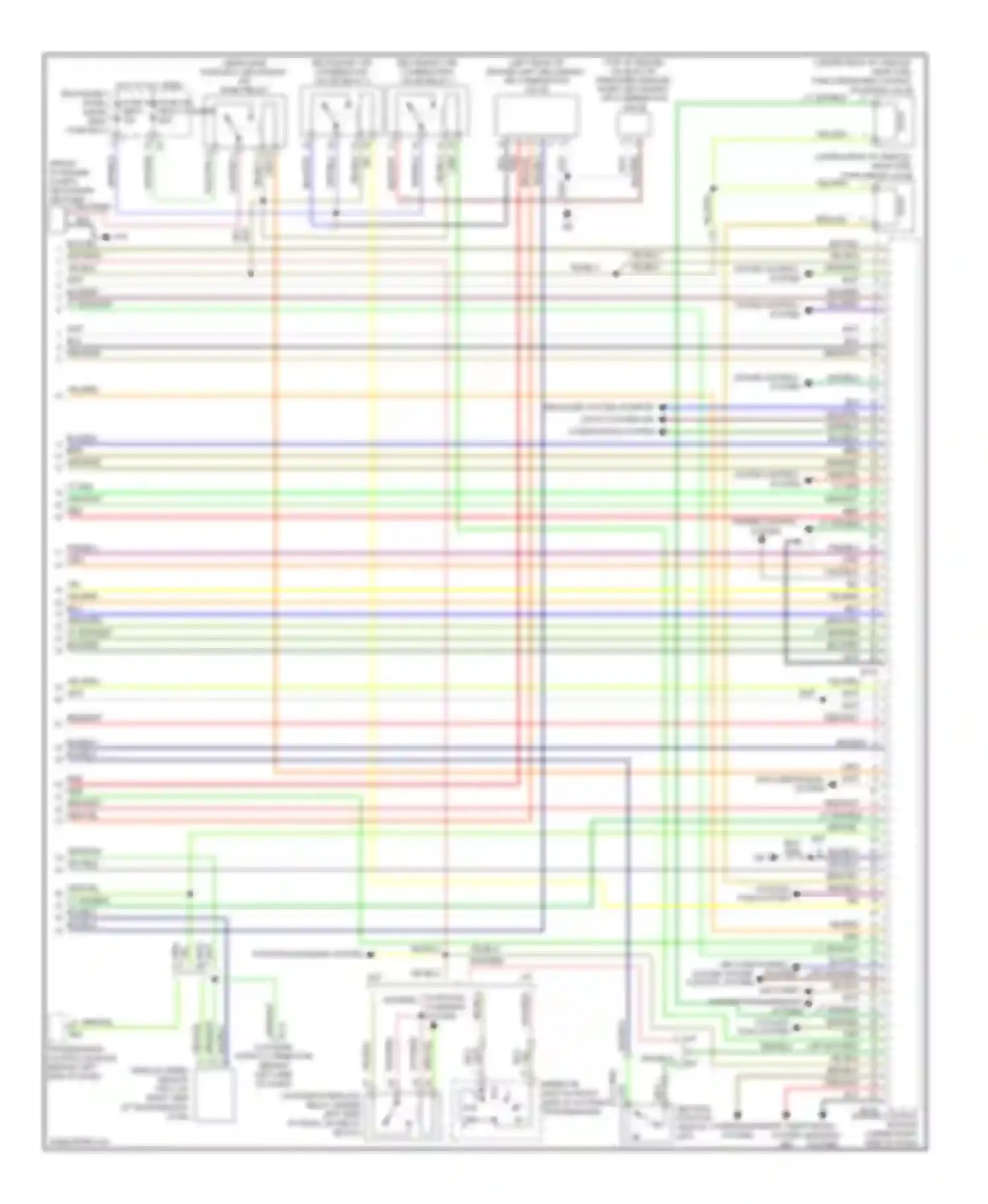 Forester Subaru SG facelift (2005-2008): Wiring diagram engine performance 2.5l turbo (4 of 4)