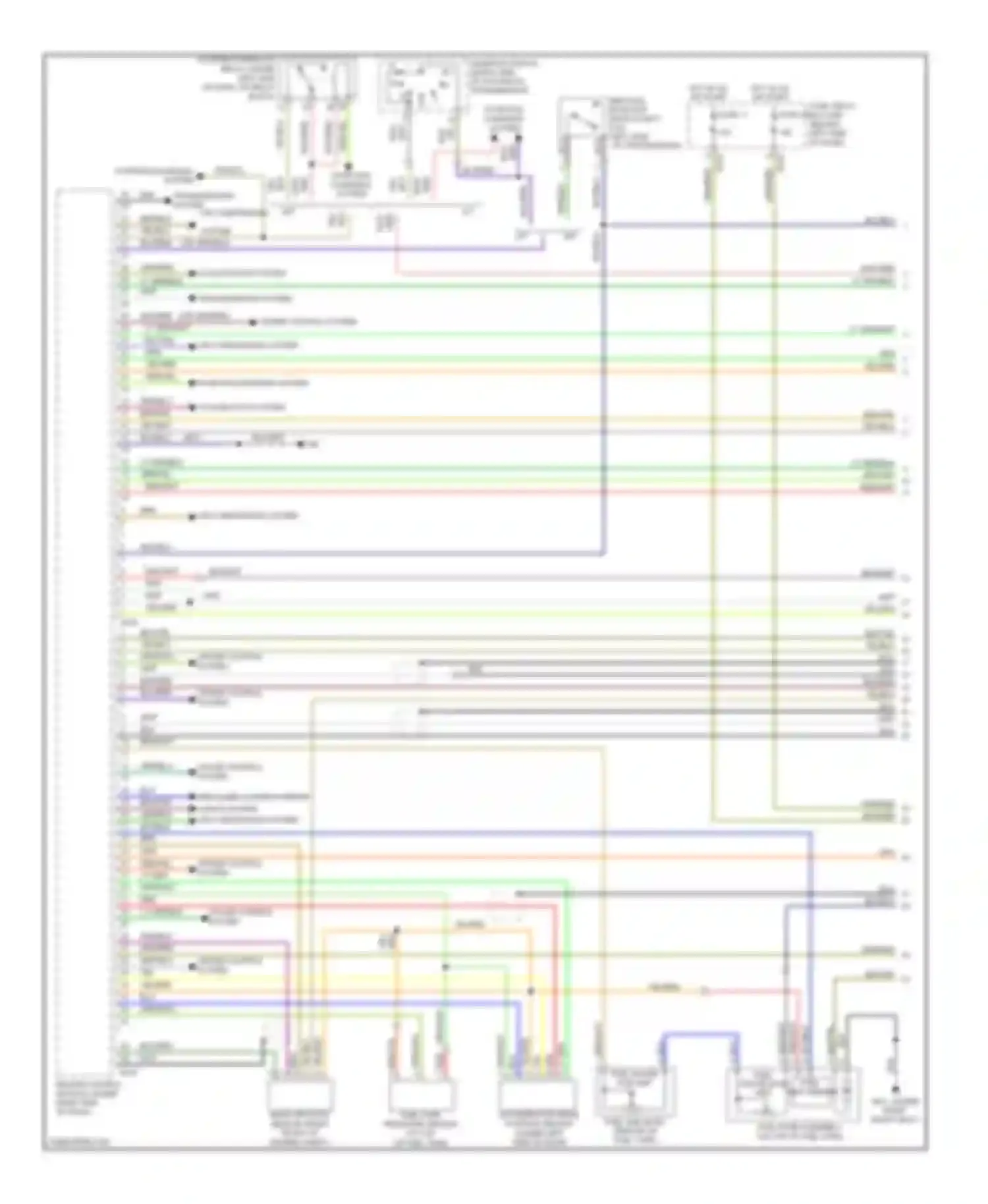 Forester Subaru SG facelift (2005-2008): Wiring diagram engine performance 2.5l (1 of 4)