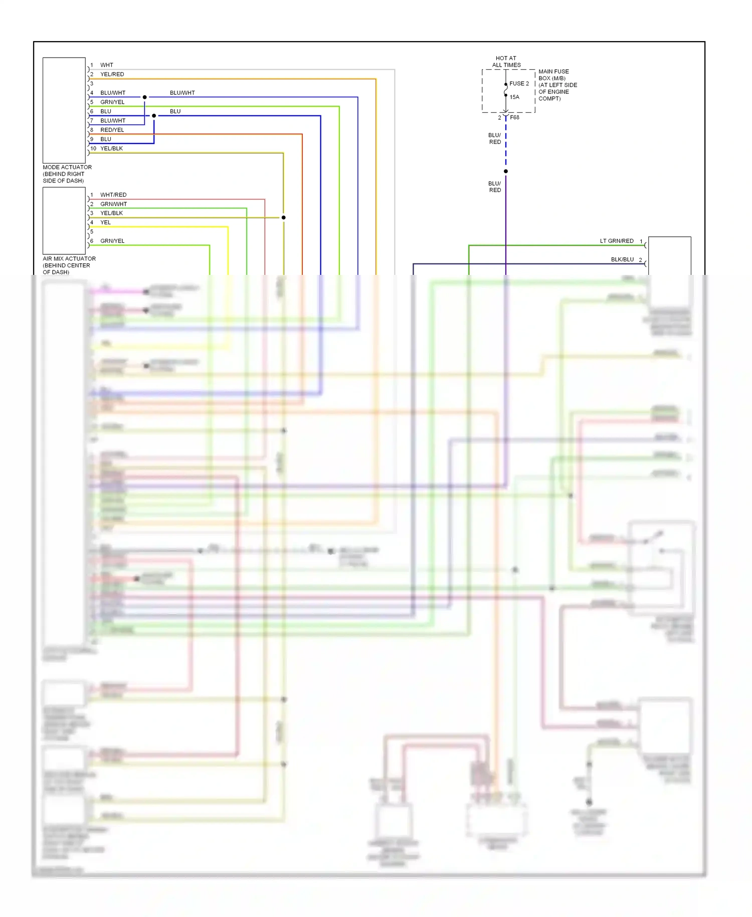 Wiring diagram vio for Subaru Forester SG facelift (2005-2008) (2 of 15)
