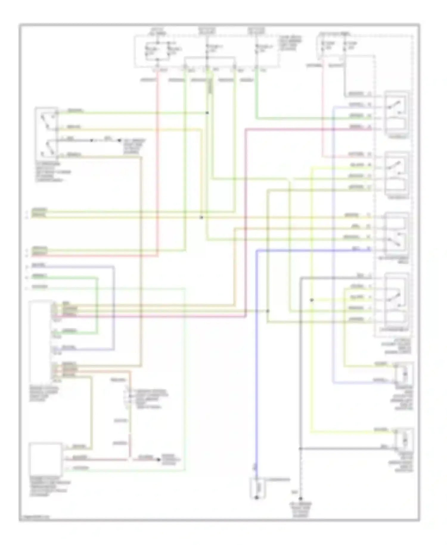 Forester Subaru SG (2002-2005): Automatic a/c circuit (2 of 2)