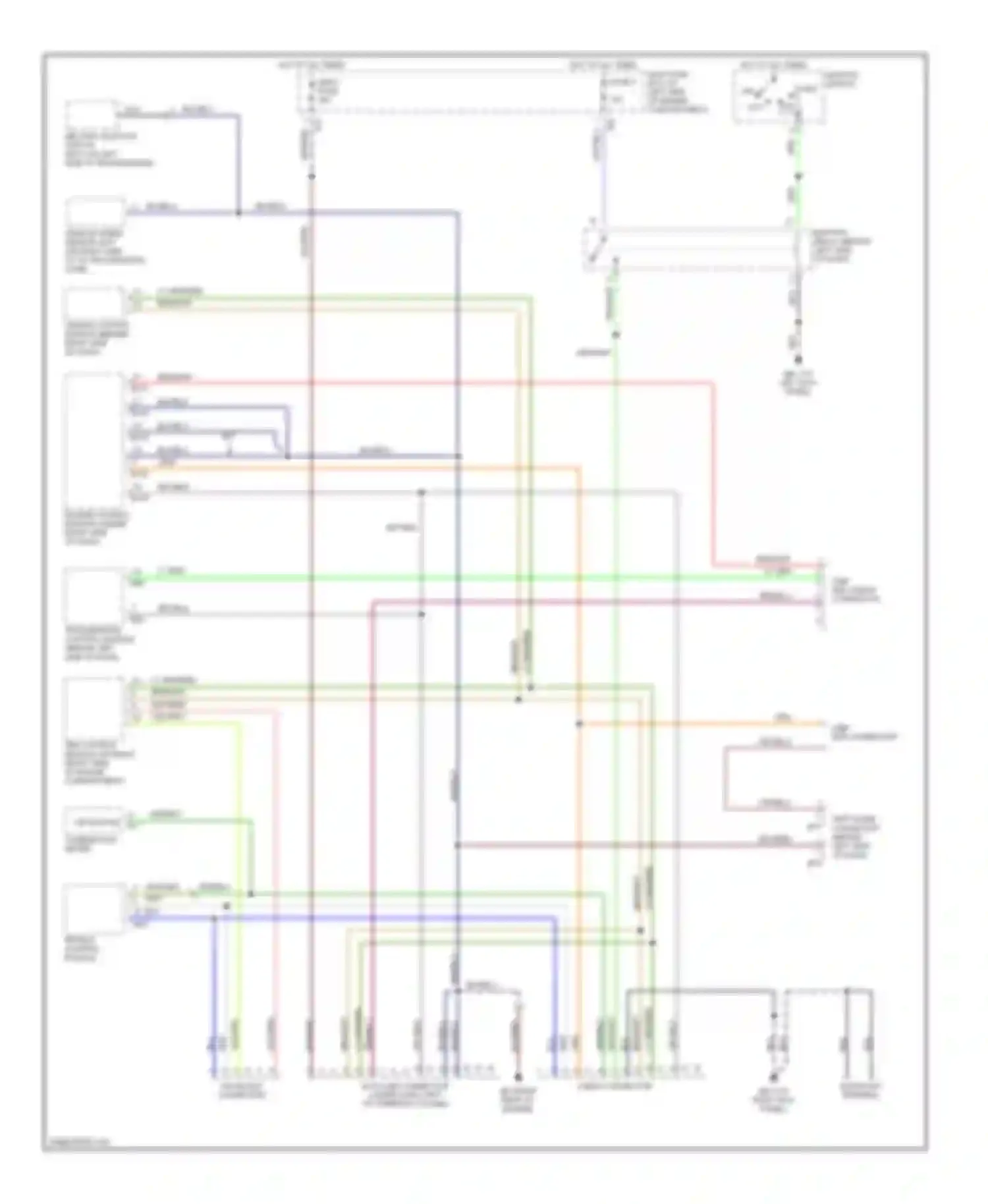 Forester Subaru SG (2002-2005): Computer data lines circuit