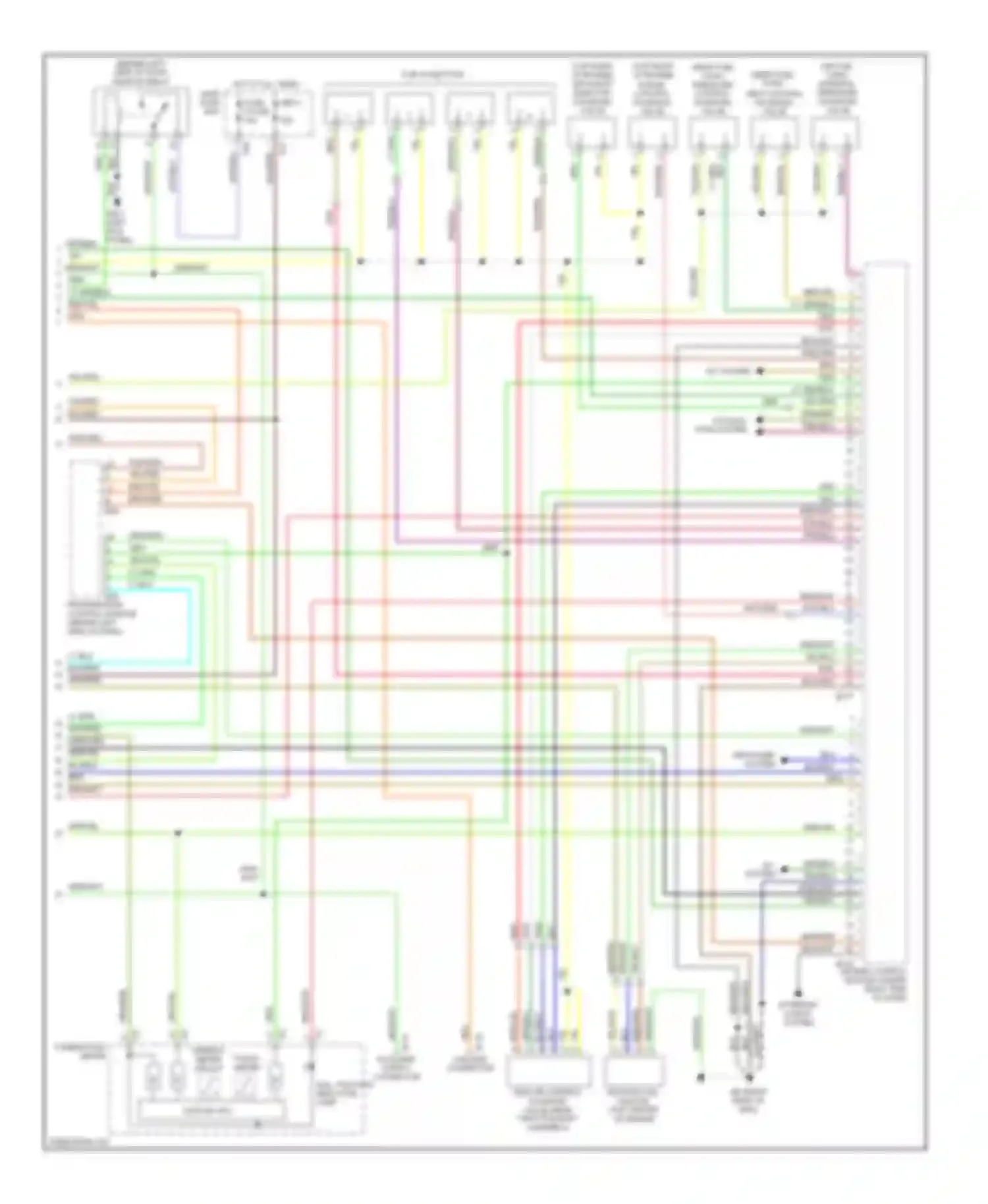Forester Subaru SG (2002-2005): Wiring diagram engine performance 2.5l (3 of 3)